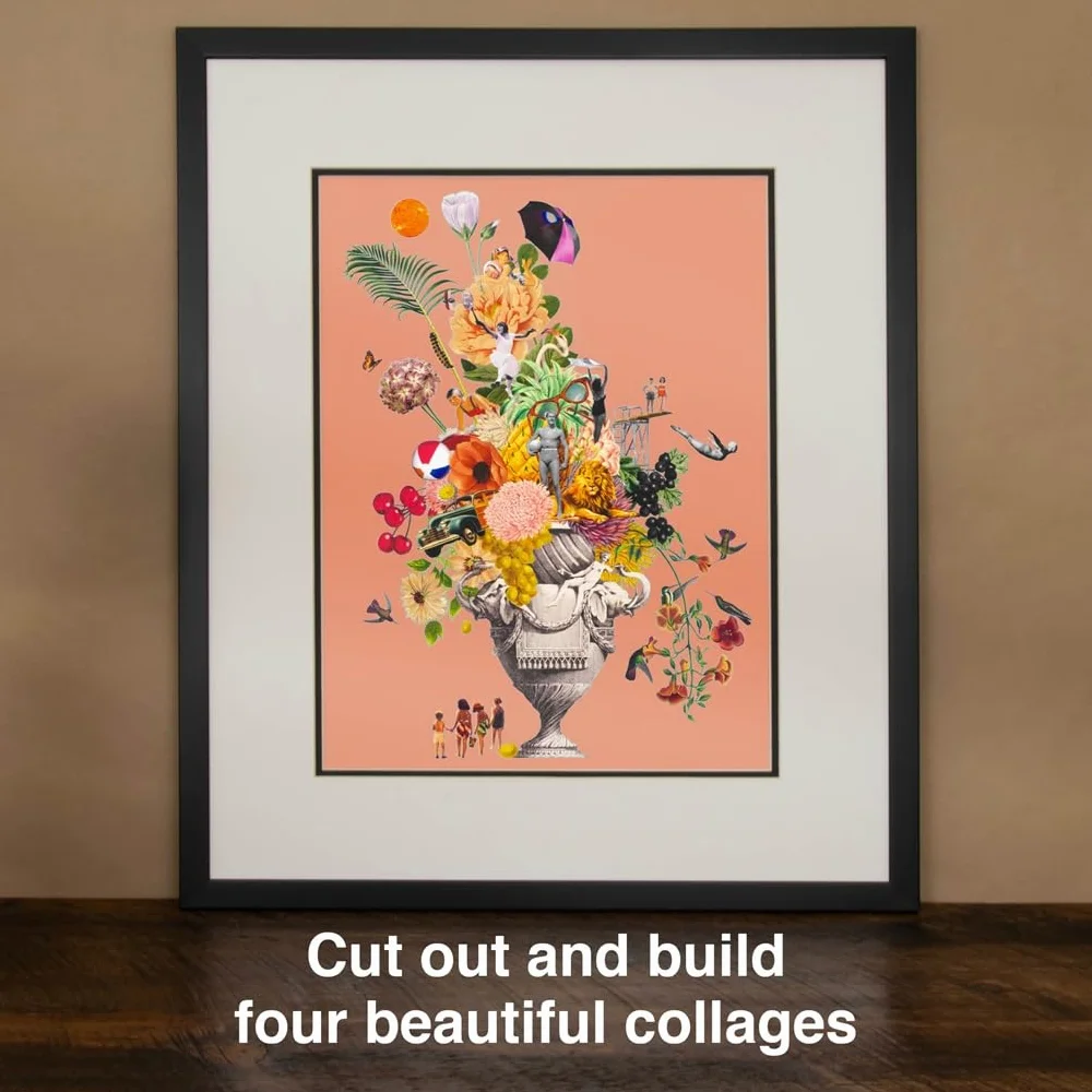 Four Seasons Collage Kit /anglais: Create Four Elegant Collages with the Images in This Surprising Kit