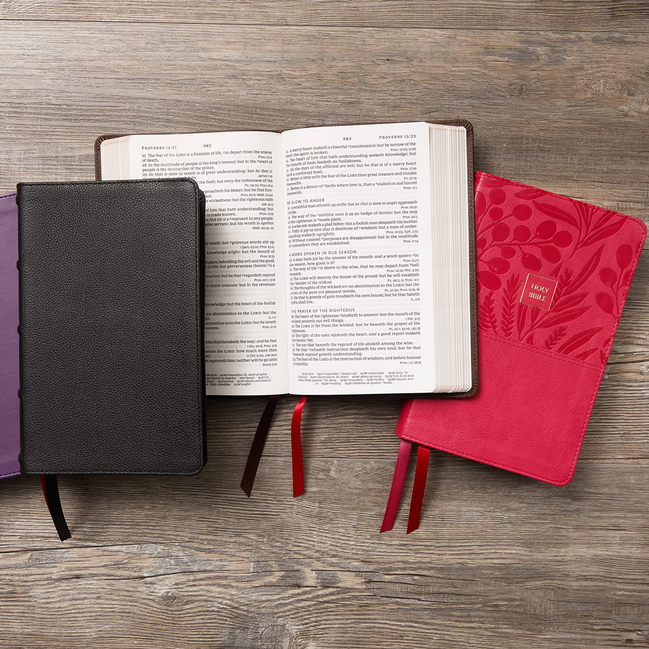 KJV Holy Bible: Large Print Single-Column with 43,000 End-Of-Verse Cross References, Black Leathersoft, Personal Size, Red Letter, Comfort Print: King James Version: Holy Bible, King James Version