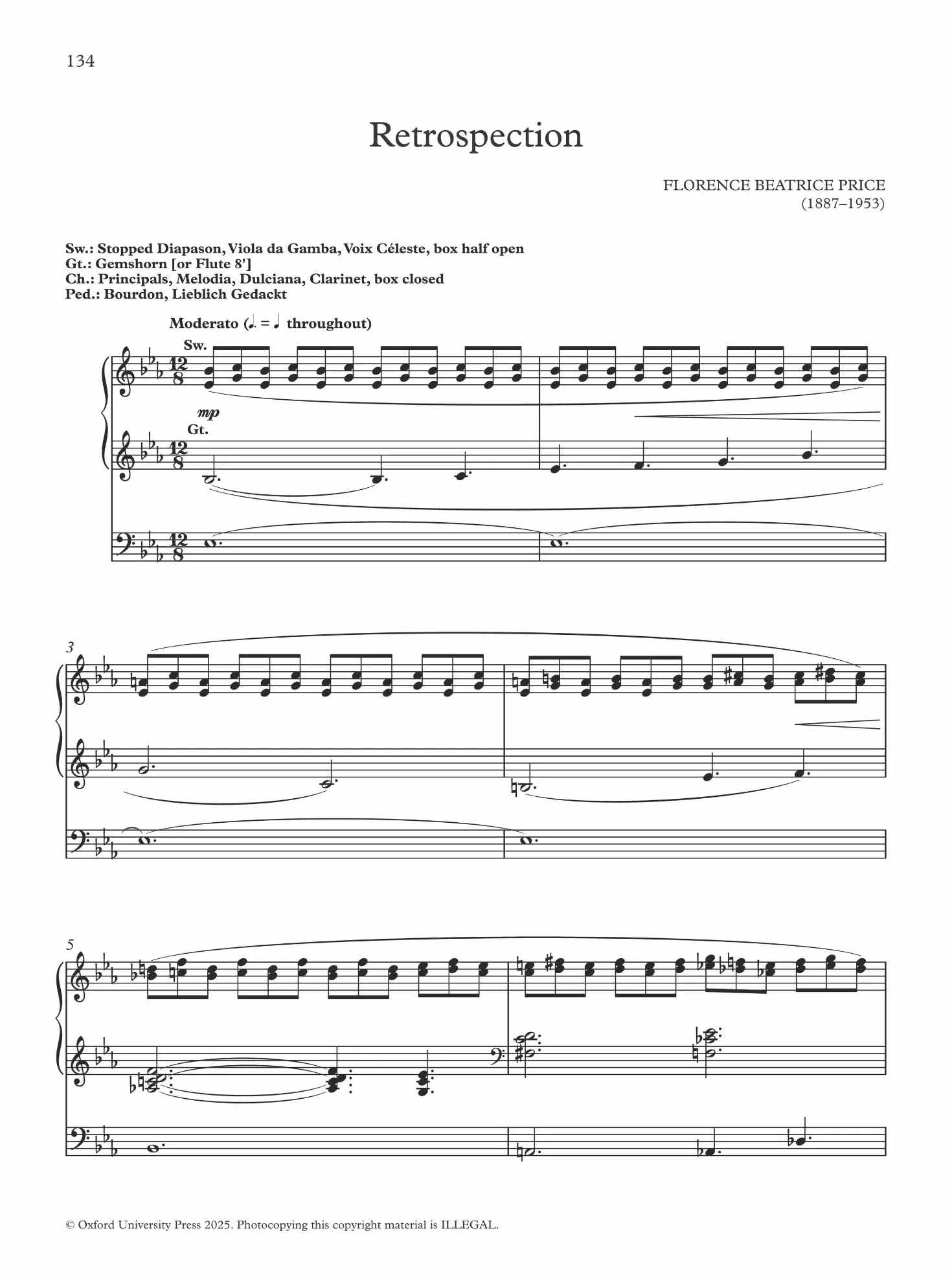The Oxford Book of Lent and Easter Organ Music Book 2