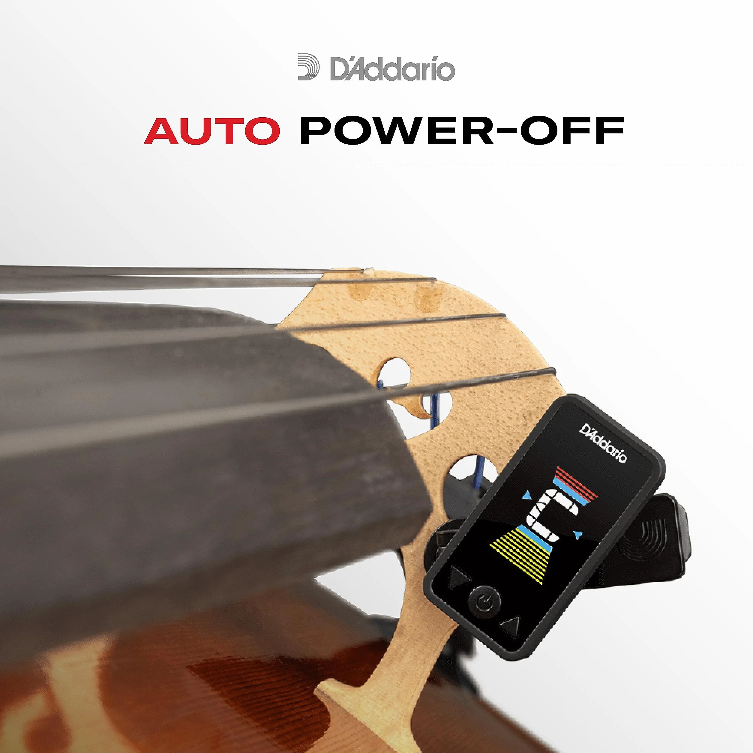 Eclipse Headstock Tuner, Blauw, van D'Addario