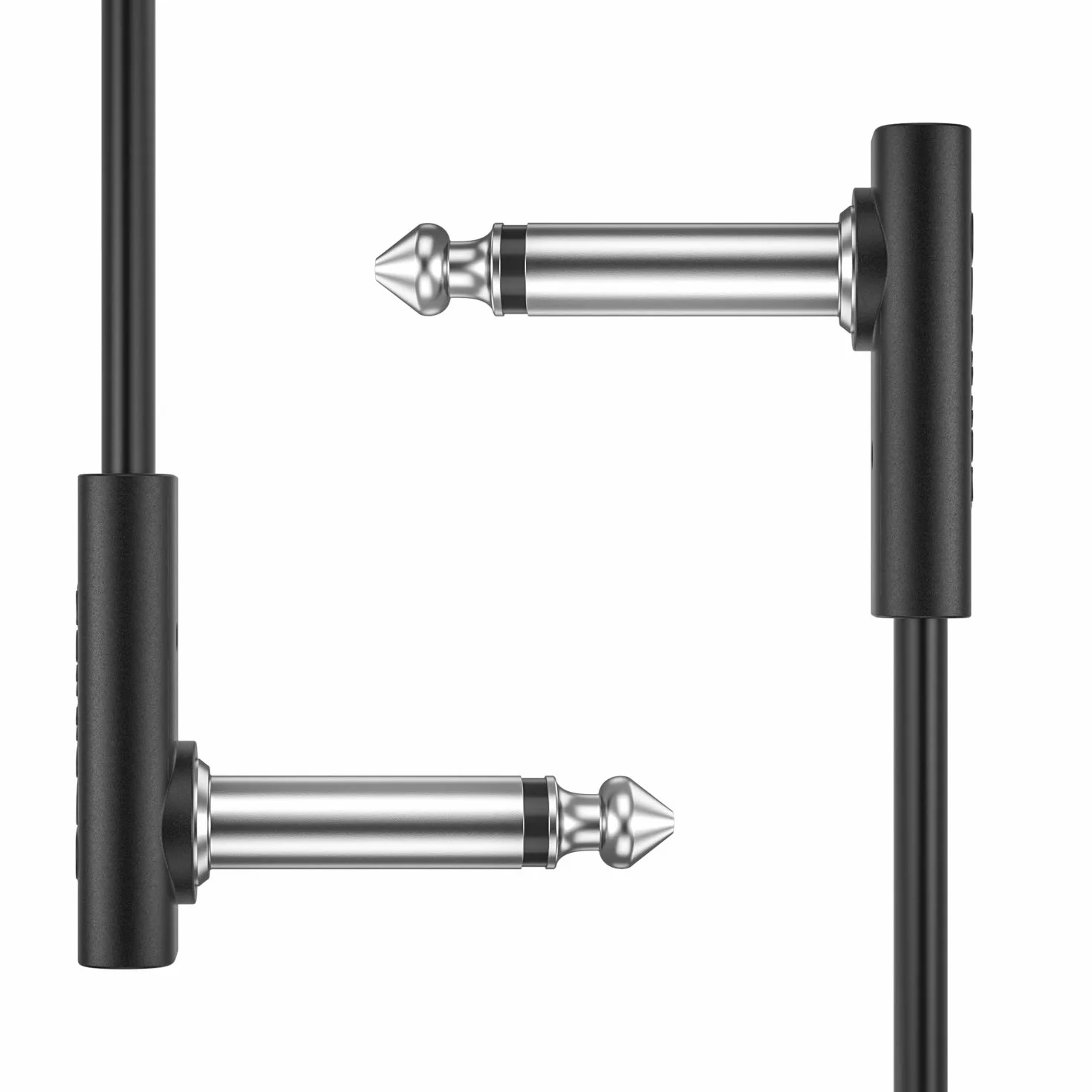 Donner 30CM kabel do gitary czarny 6-pak