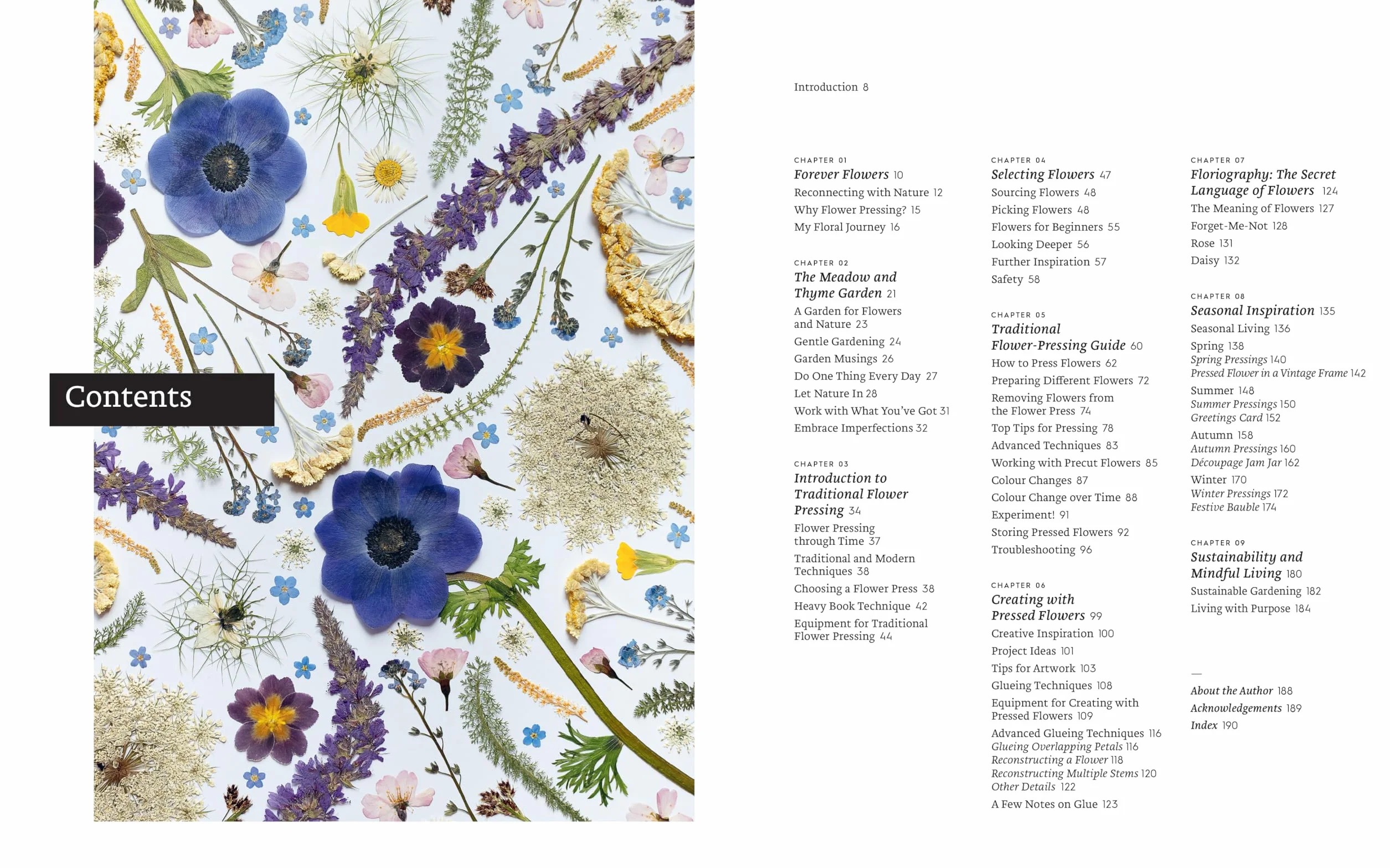 The Pressed Flower Handbook: Simple Methods for Connecting with Nature and Preserving the Beauty of the Garden Through the Seasons - Grow, Gather, Press, Create