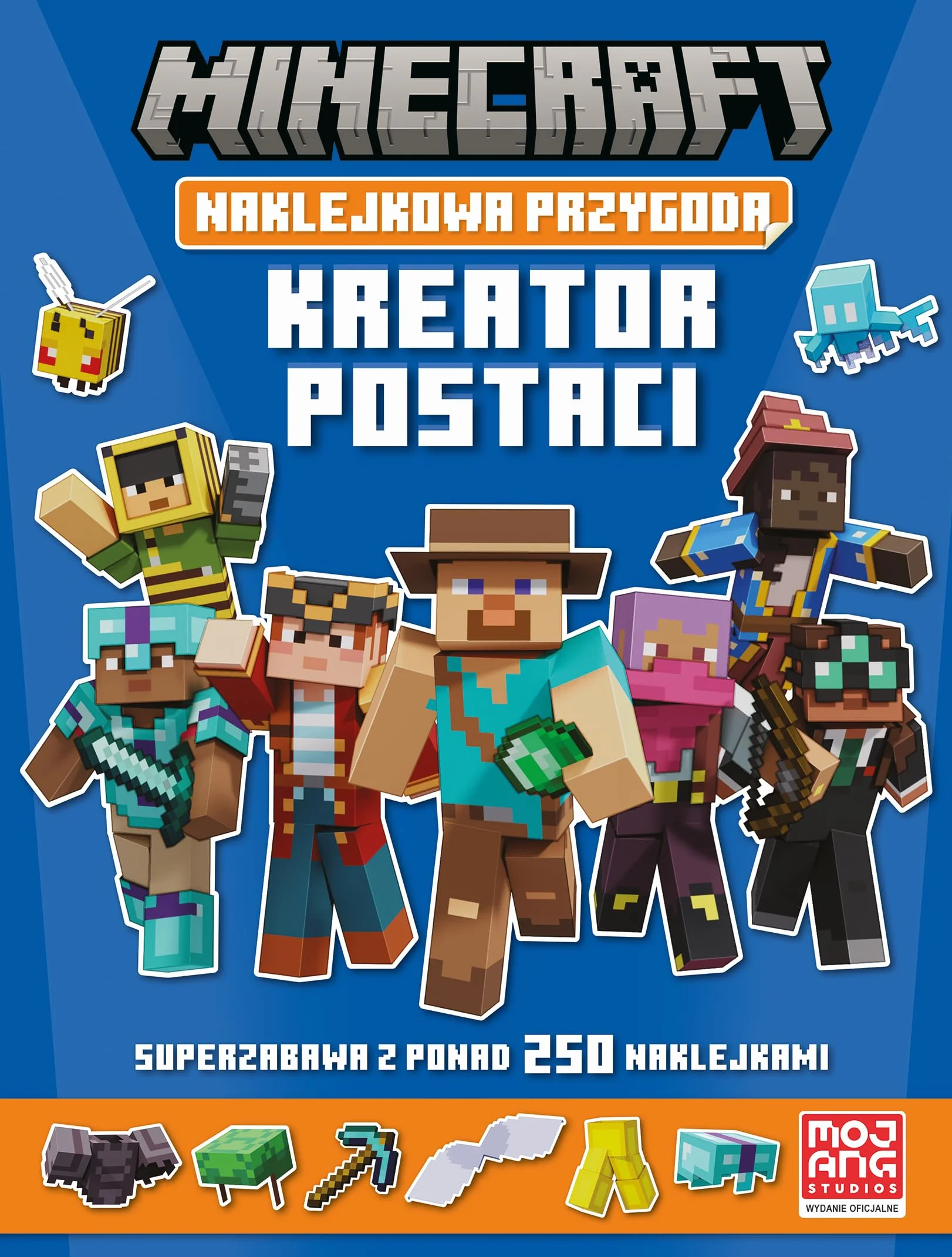 Minecraft. Naklejkowa przygoda. Kreator postaci