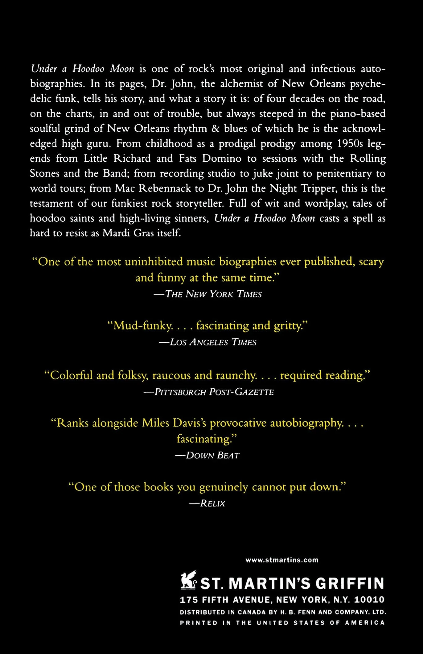 Under a Hoodoo Moon: The Life of the Night Tripper