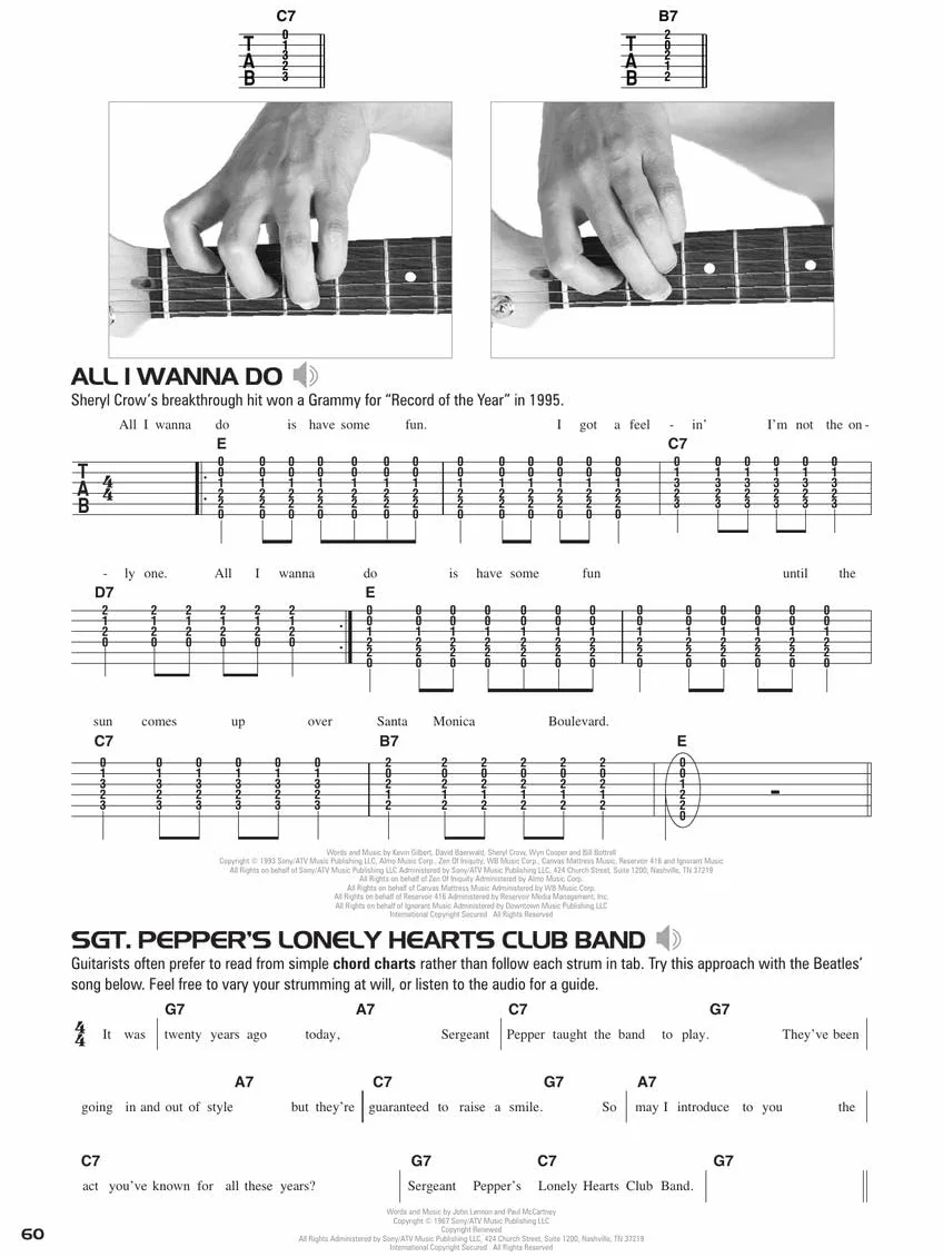 Hal Leonard Guitar Tab Method: Books 1, 2 & 3 All-In-One Edition! Book/Online Audio: All-in-One Edition! Includes Downloadable Audio, Includes Bonus Material!: 1-3