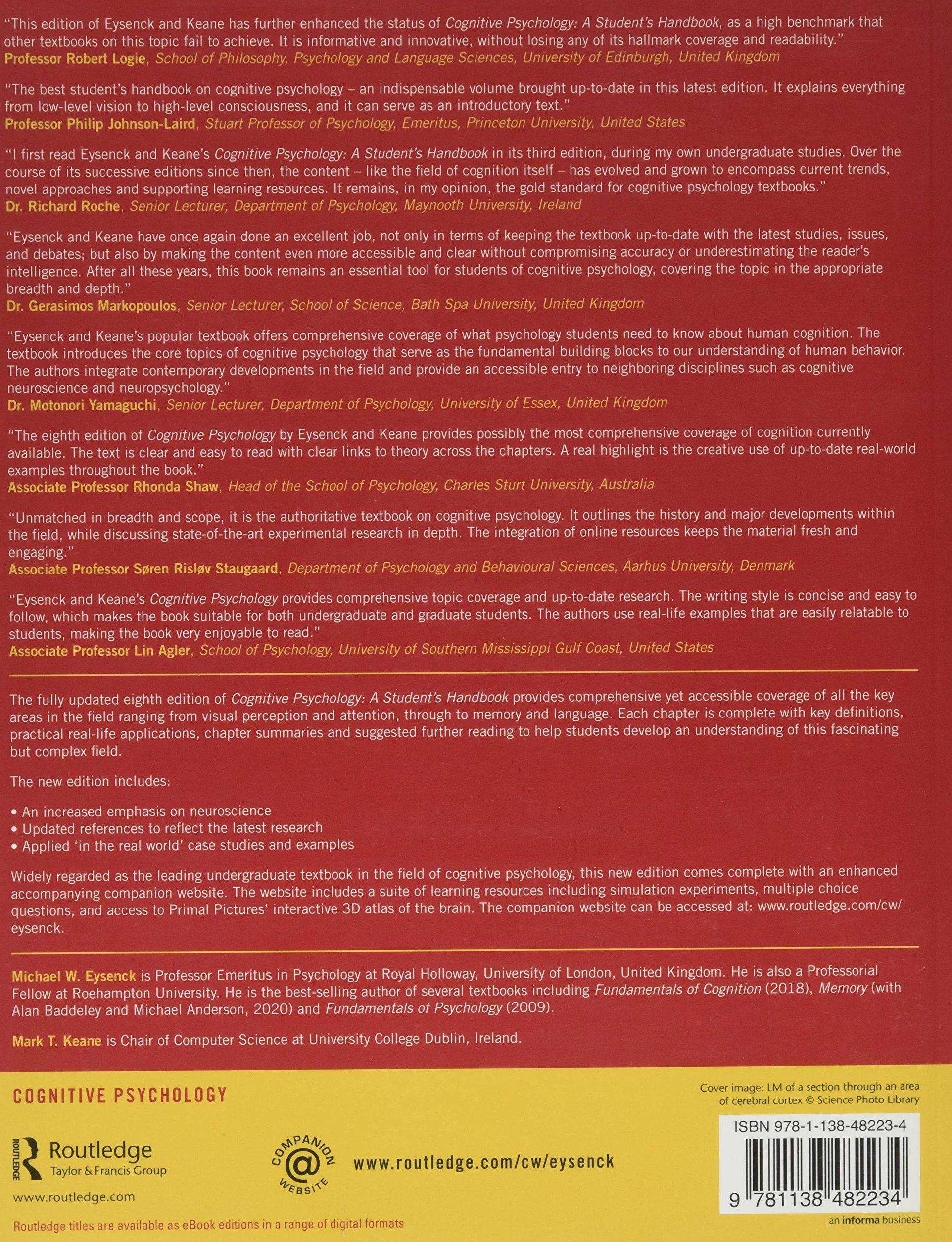 Cognitive Psychology: A Student's Handbook