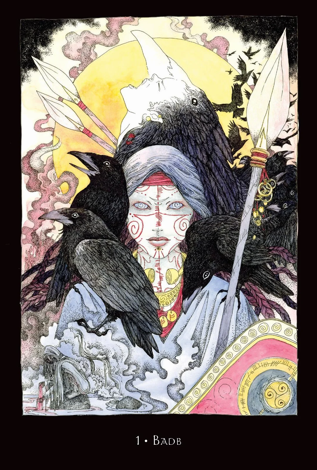 Call of the Morrigan Oracle: A 45-Card Deck & Guidebook
