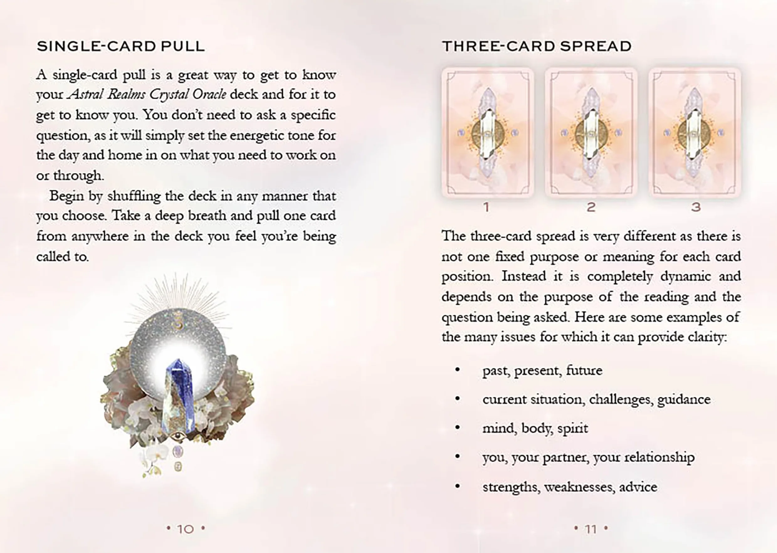Astral Realms Crystal Oracle: A 33-Card Deck and Guidebook