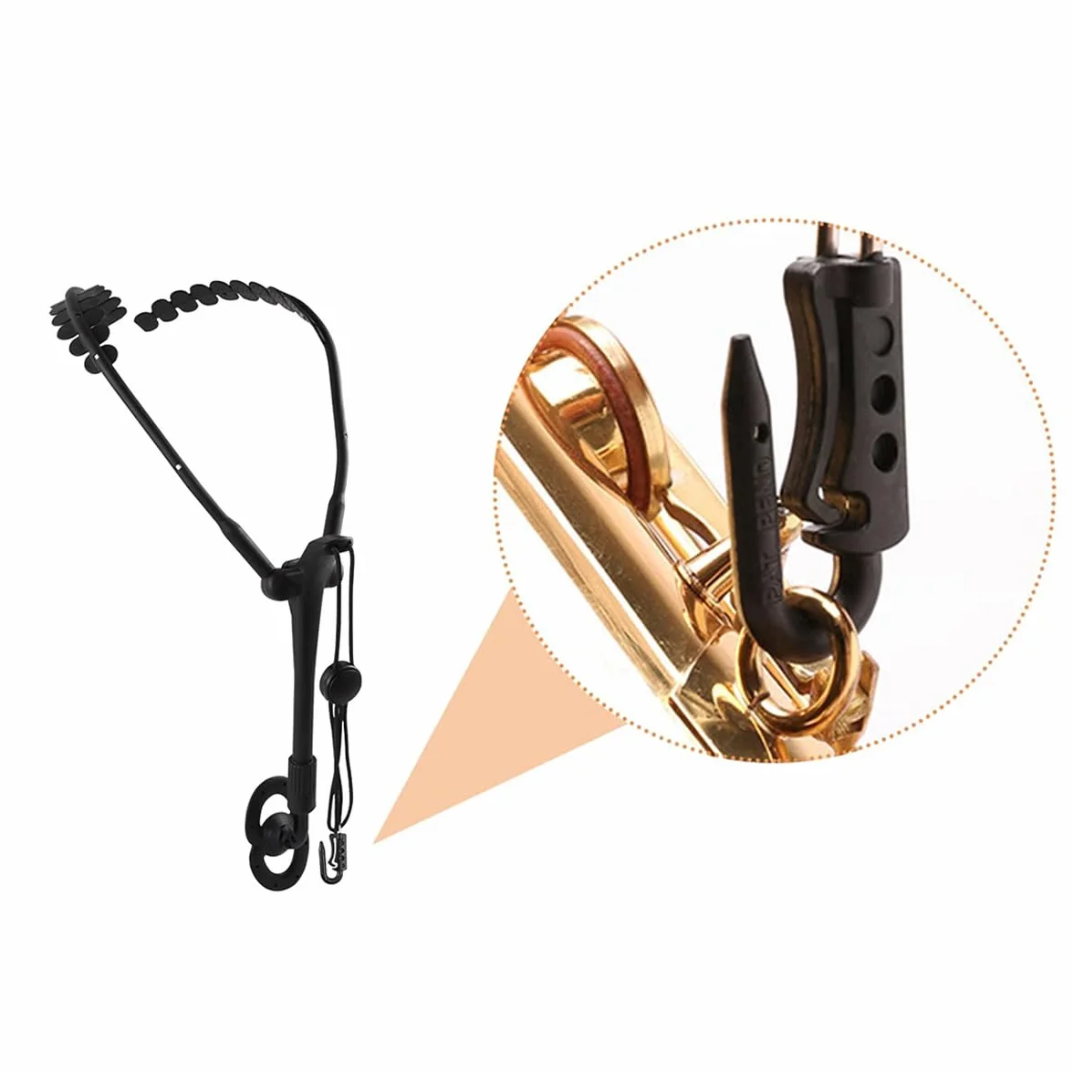 Alnicov Saxophone Shoulder Harness Wygodny pasek na szyję do saksofonu
