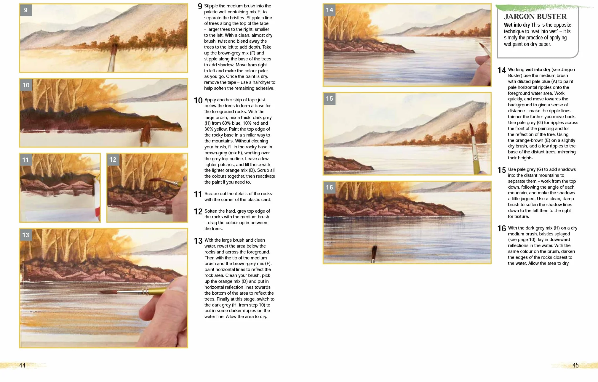Take Three Colours: Mountains in Watercolour: Start to Paint with 3 Colours, 3 Brushes and 9 Easy Projects