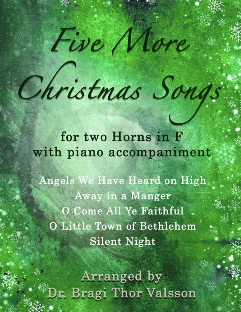 Five More Christmas Songs for two French Horns with Piano accompaniment: French Horn duets: 44