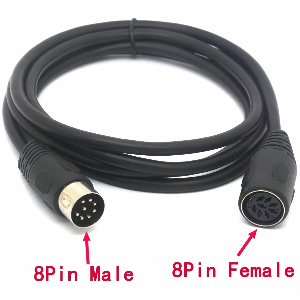Tomost Kabel MIDI 8-pinowy Din męski na żeński kabel adaptera do Bang, Olufsen B&O, BeoLab, POWERLINK mk2 przedłużacz (1,5 metra długości)