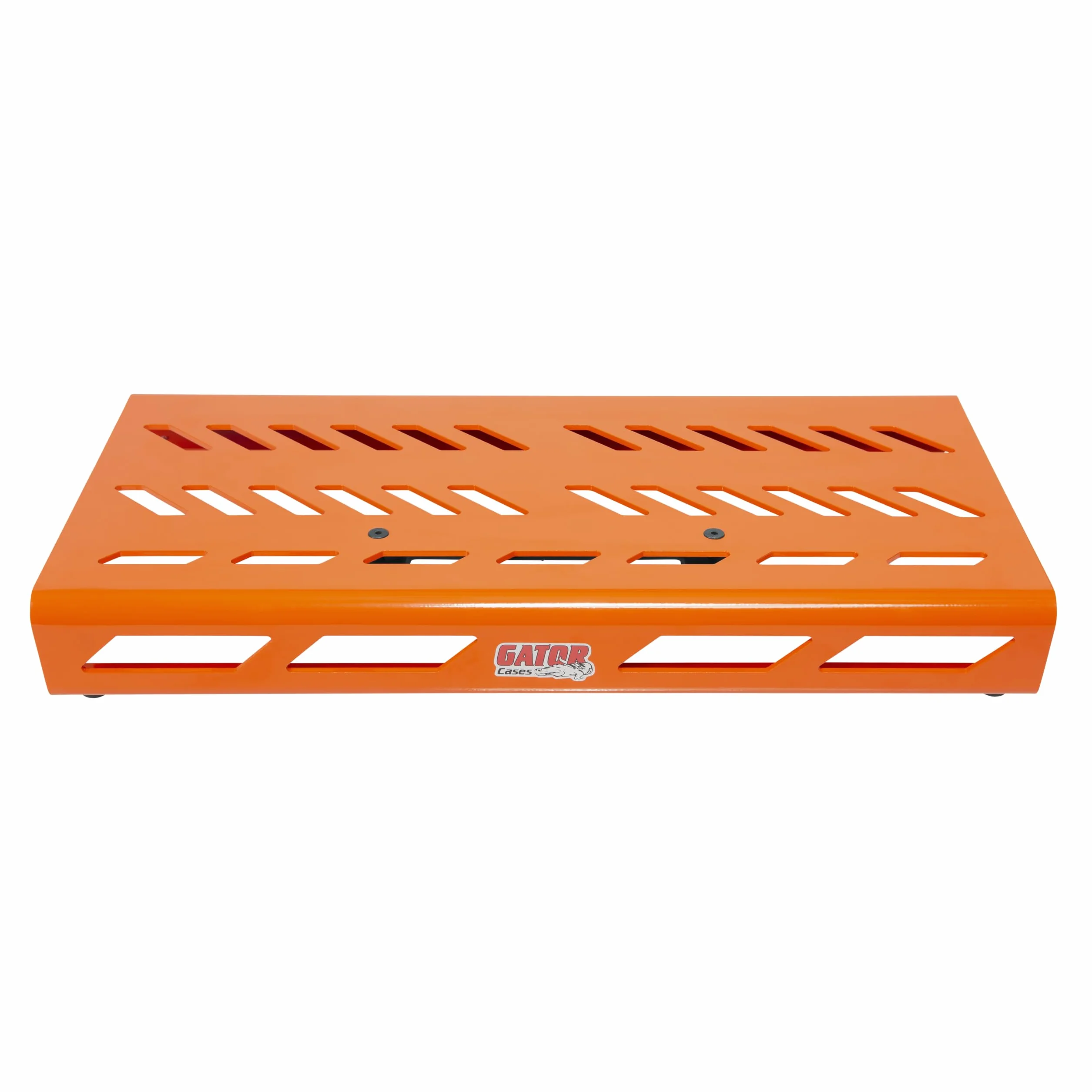 Gator Aluminiowa tablica na pedały gitarowe z torbą do przenoszenia; duża: 60,3 cm x 27,1 cm | Pomarańczowa (GPB-BAK-OR)