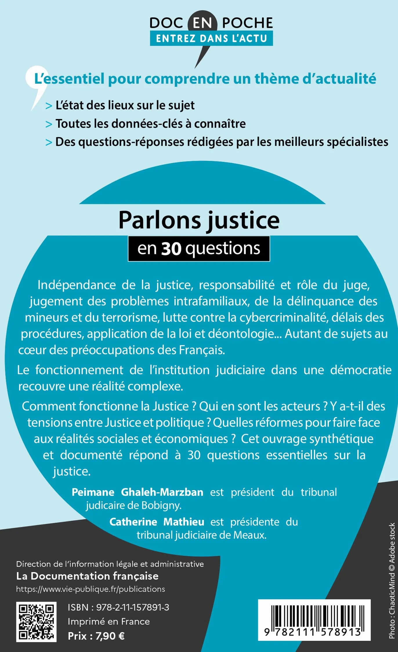 Parlons justice en 30 questions