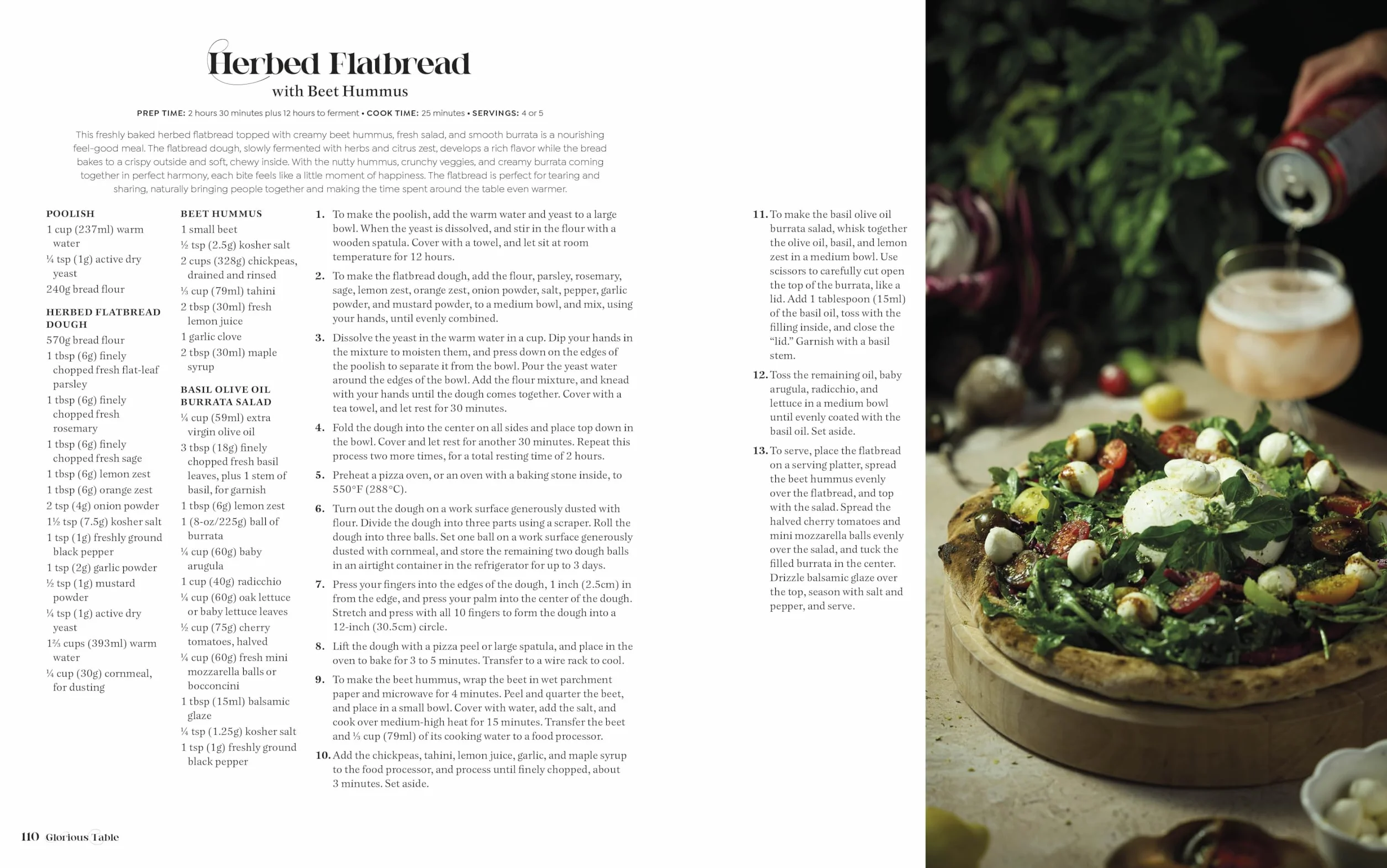 Glorious Table: Beautiful Food for a Delicious Life: A Cookbook