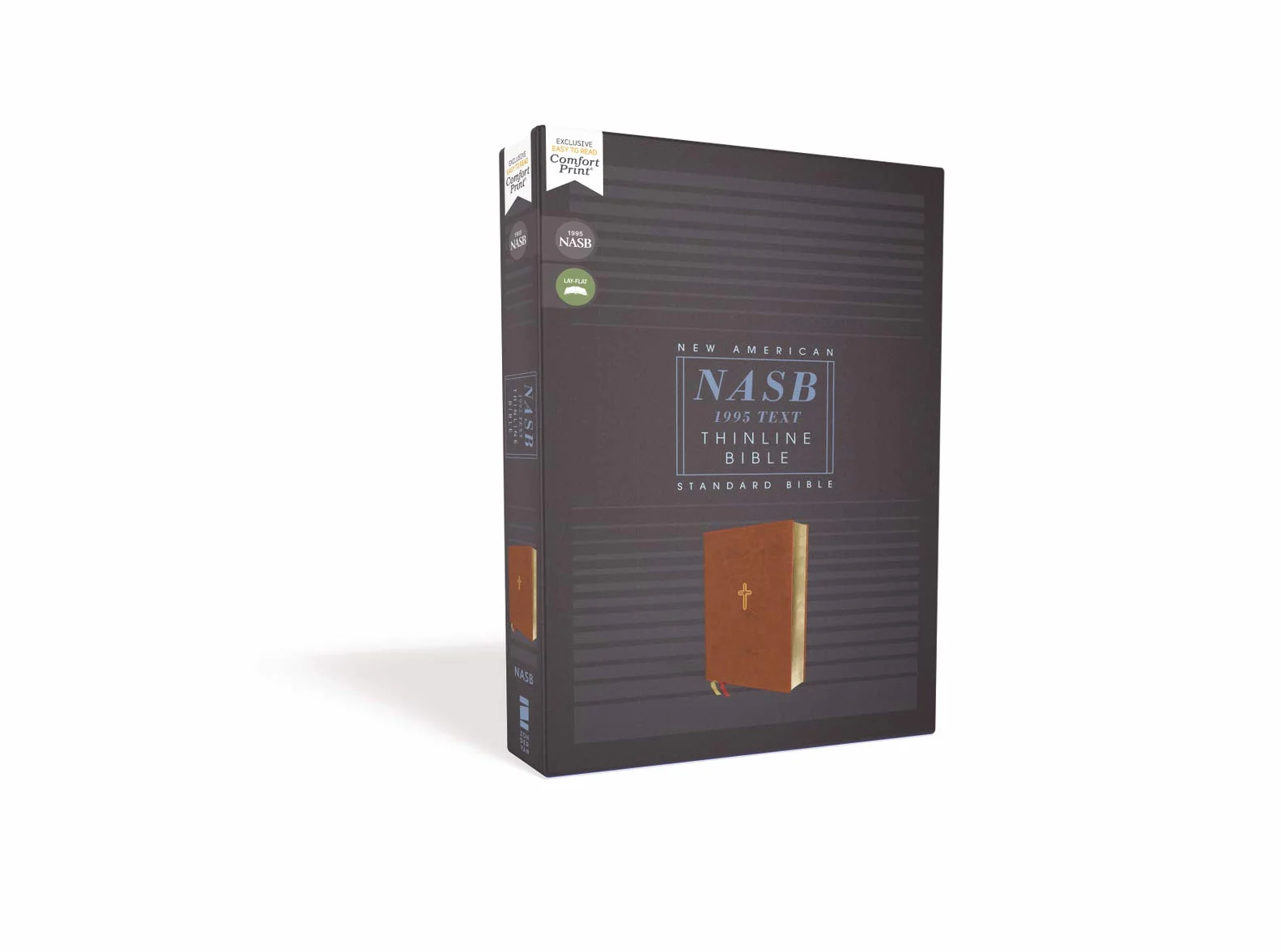 Nasb, Thinline Bible, Leathersoft, Brown, Red Letter Edition, 1995 Text, Comfort Print: New American Standard Bible, Thinline Bible, Leathersoft, Brown, Comfort Print, Red Letter Edition, 1995 Text