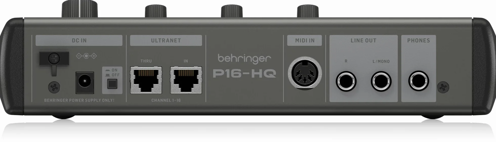 Behringer P16-HQ kanał osobisty mikser monitorujący wysokiej jakości konwersja D/A i precyzyjna kontrola tonów