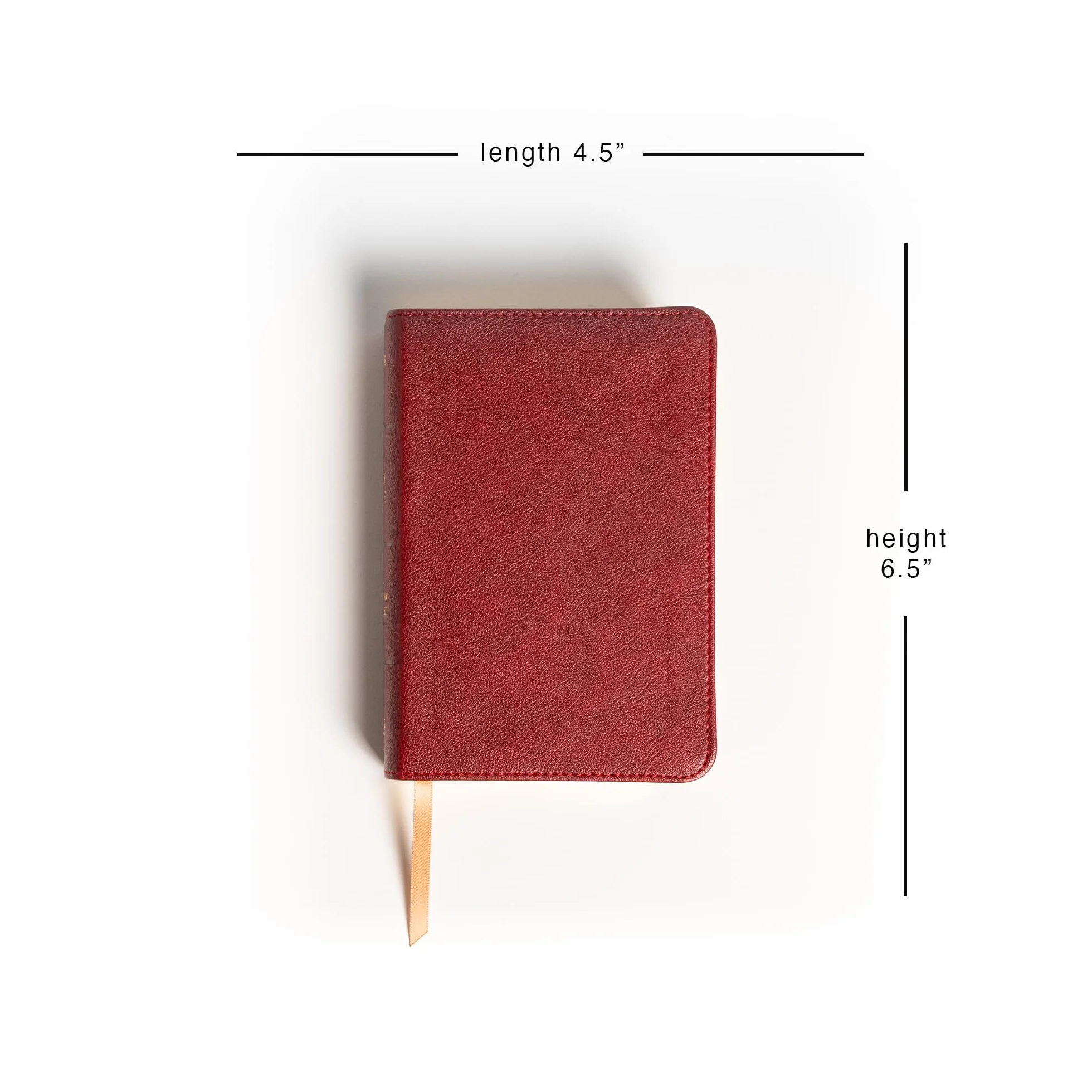 NASB Large Print Compact Reference Bible, Burgundy Leathertouch