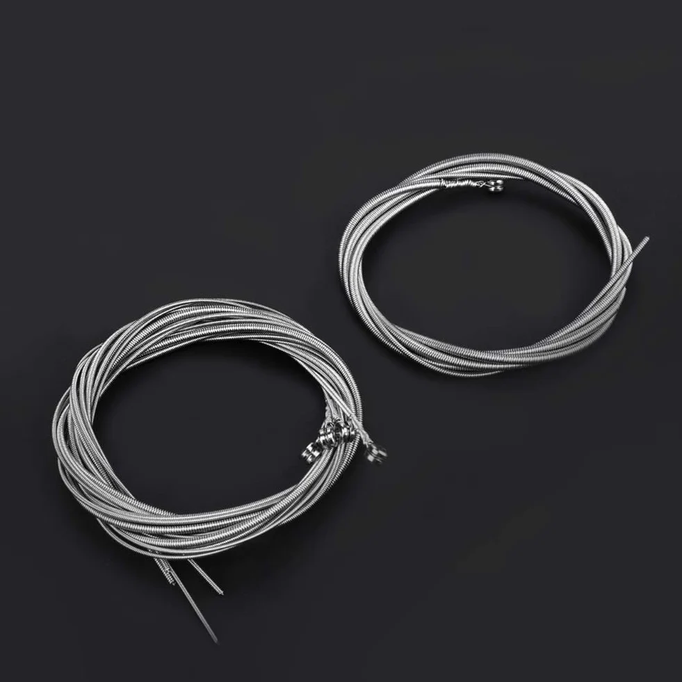 Zenithaura Electric Bass Strings, 5 szt. Akcesoria częściowe stali nierdzewnej dla gitarzystów