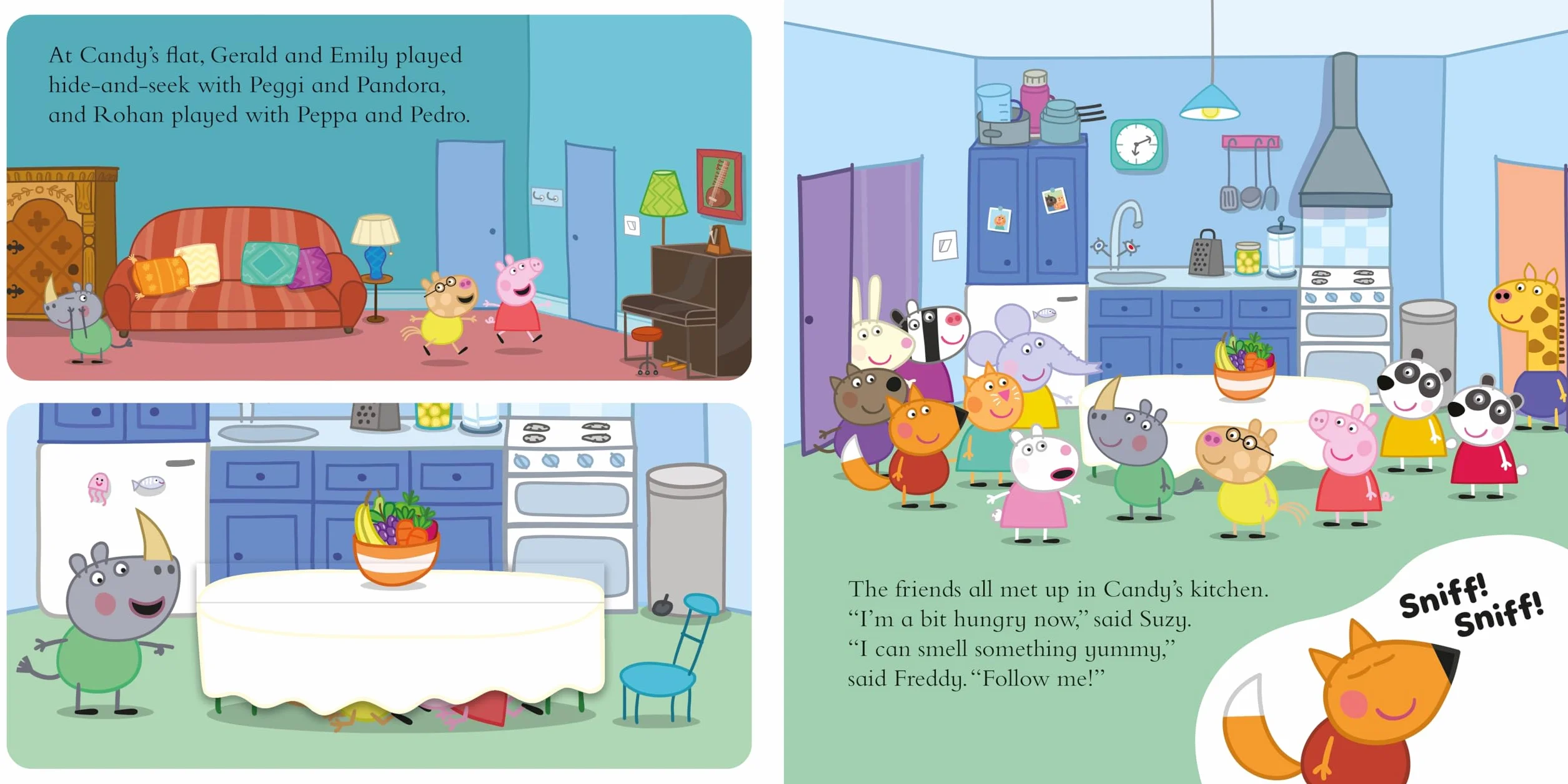 Peppa Pig: Peppa's Sleepover Fun: A lift-the-flap storybook
