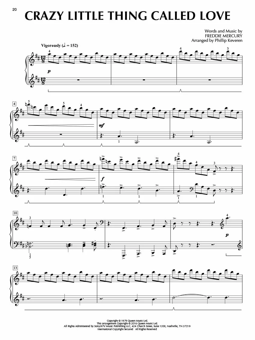 Queen for classical piano - phillip keveren series: Arr. Phillip Keveren the Phillip Keveren Series Piano Solo