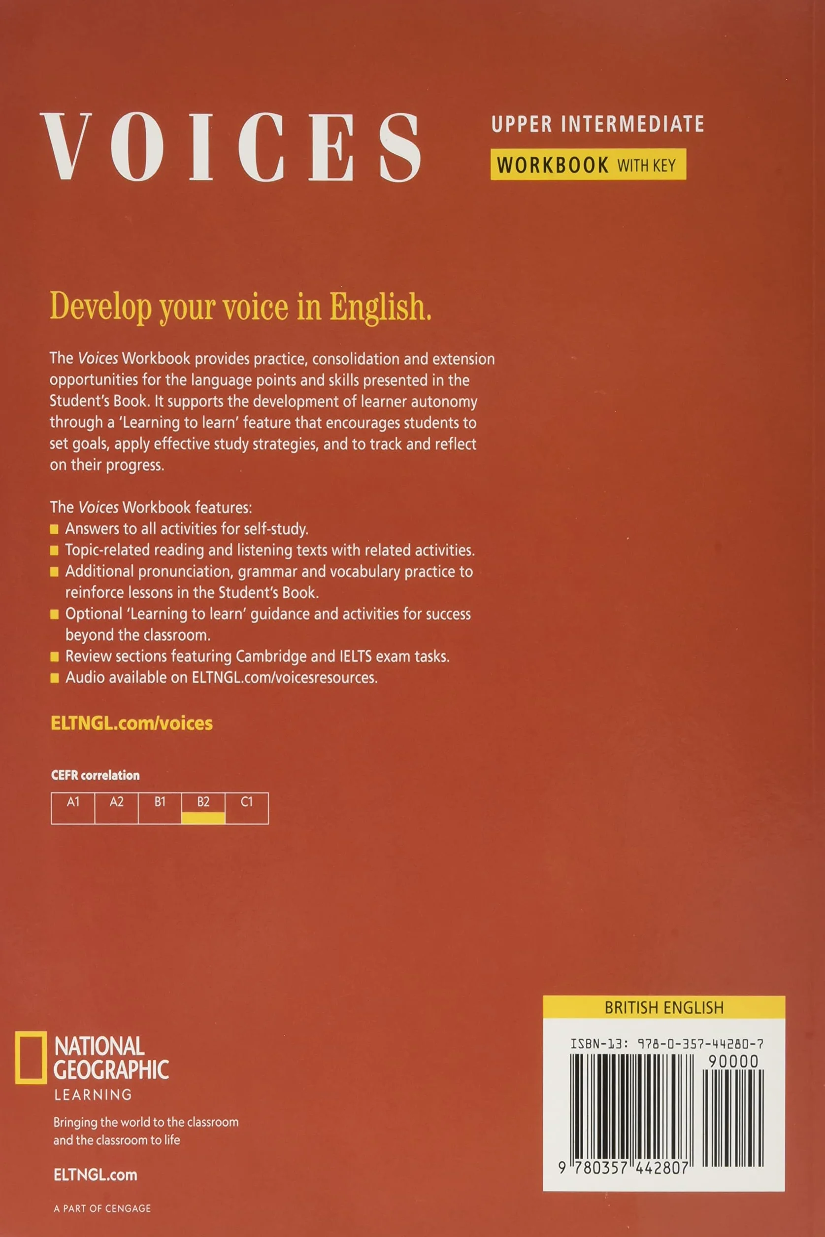 Voices Upper Intermediate: Workbook with Answer Key