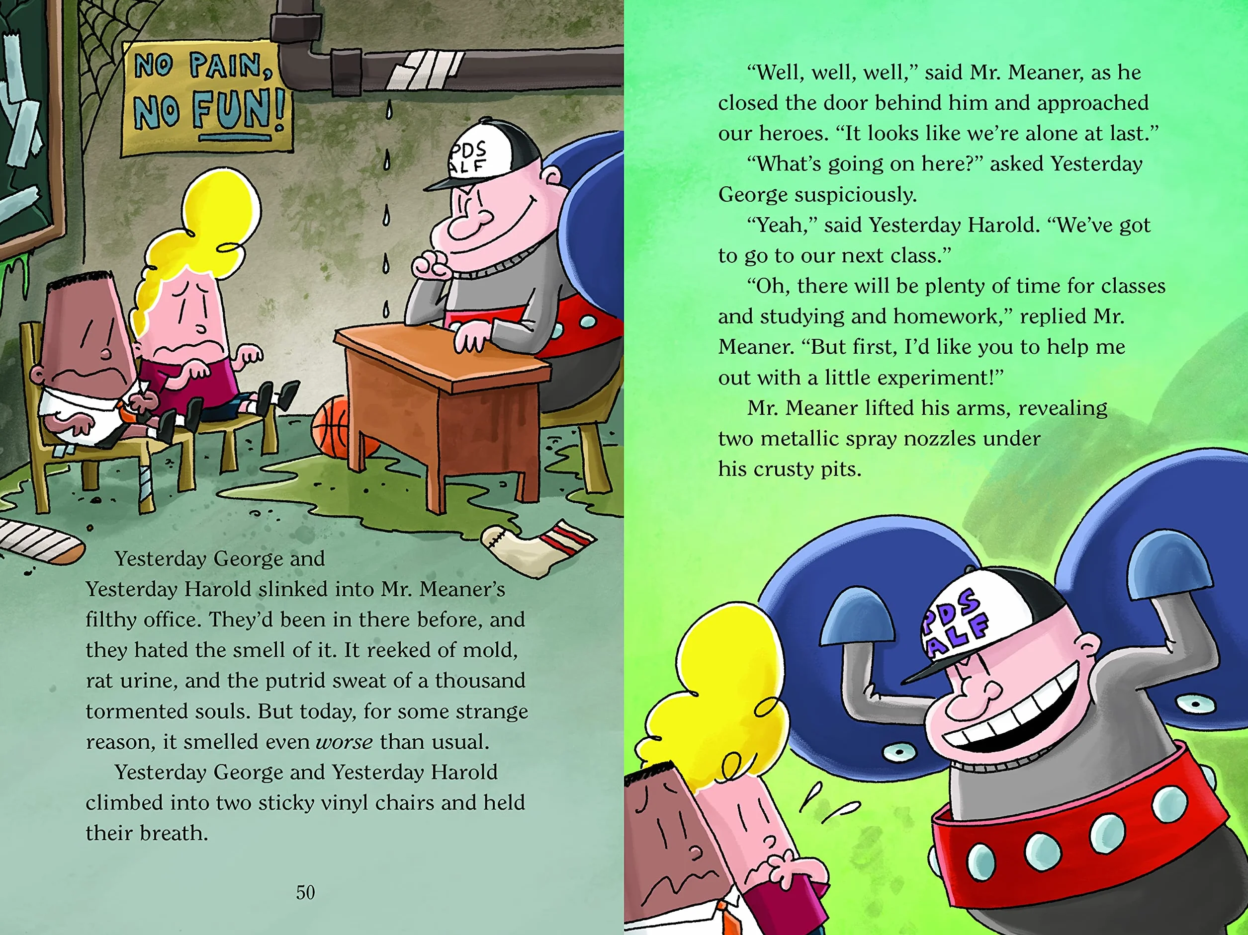 Captain Underpants and the Sensational Saga of Sir Stinks-a-Lot Colour: 12