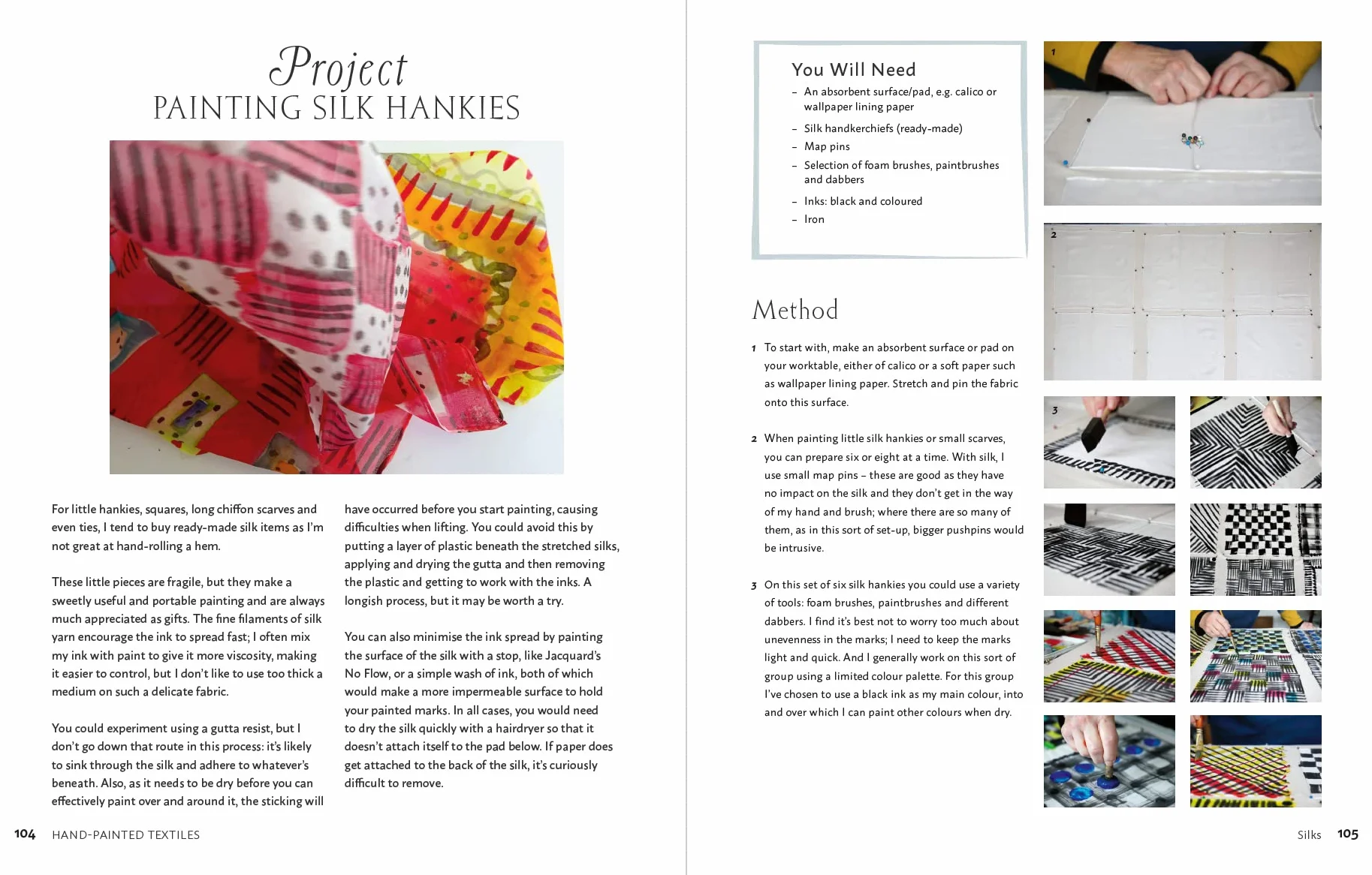 Hand-painted Textiles: A Practical Guide to the Art of Painting on Fabric