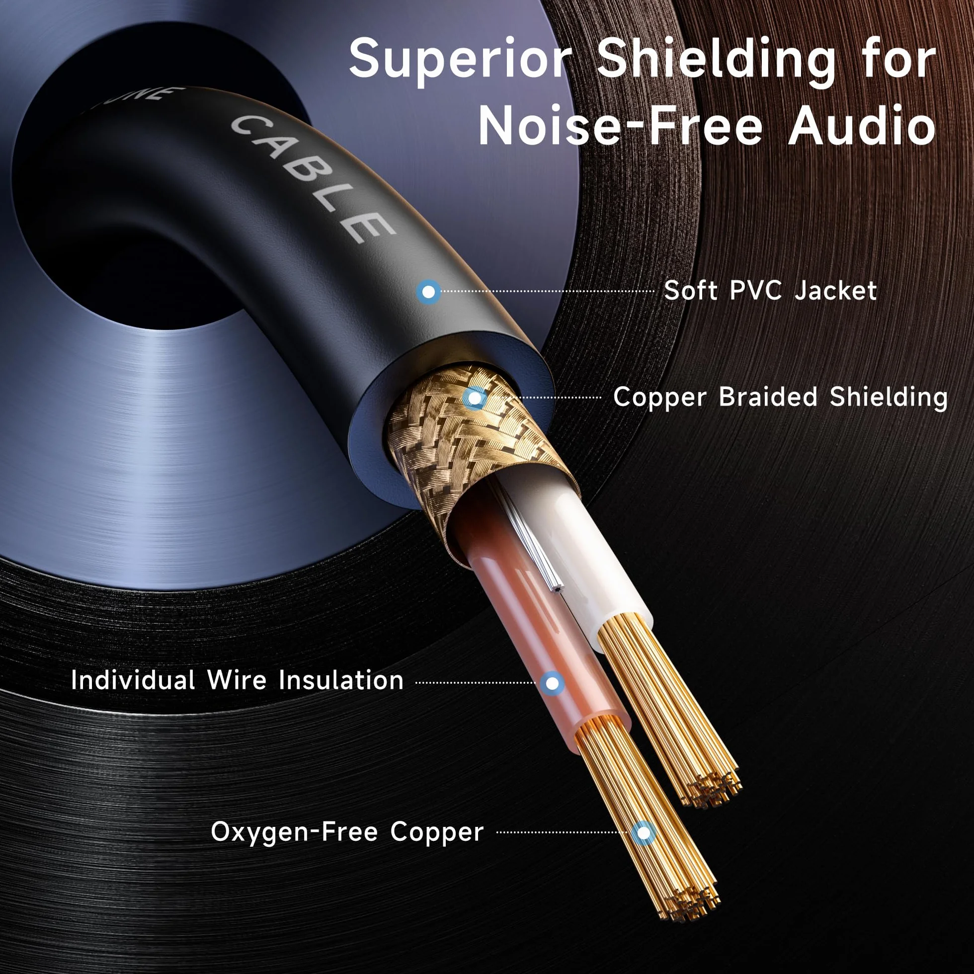 Cable Matters zbalansowany kabel rozdzielający XLR Y - 1,8 m, XLR splitter 2× męski do 1× żeński, 3-pin