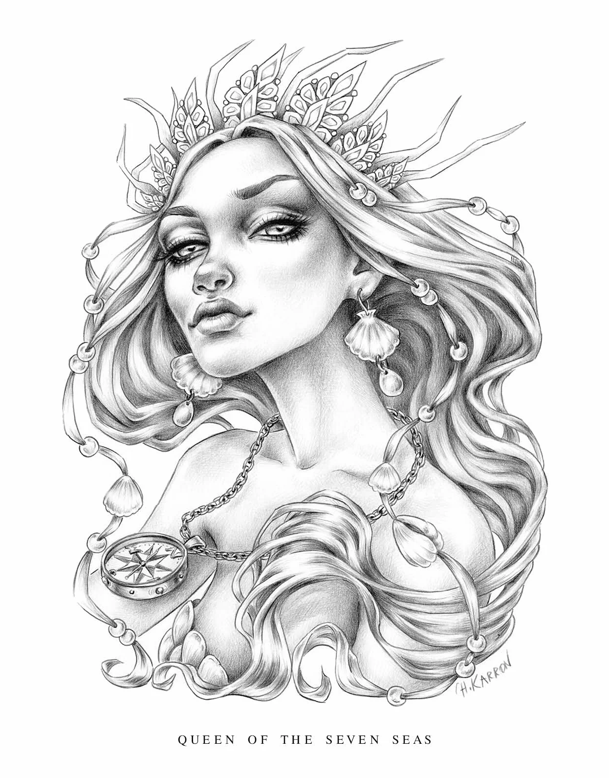 Wildflower Folk Coloring Book
