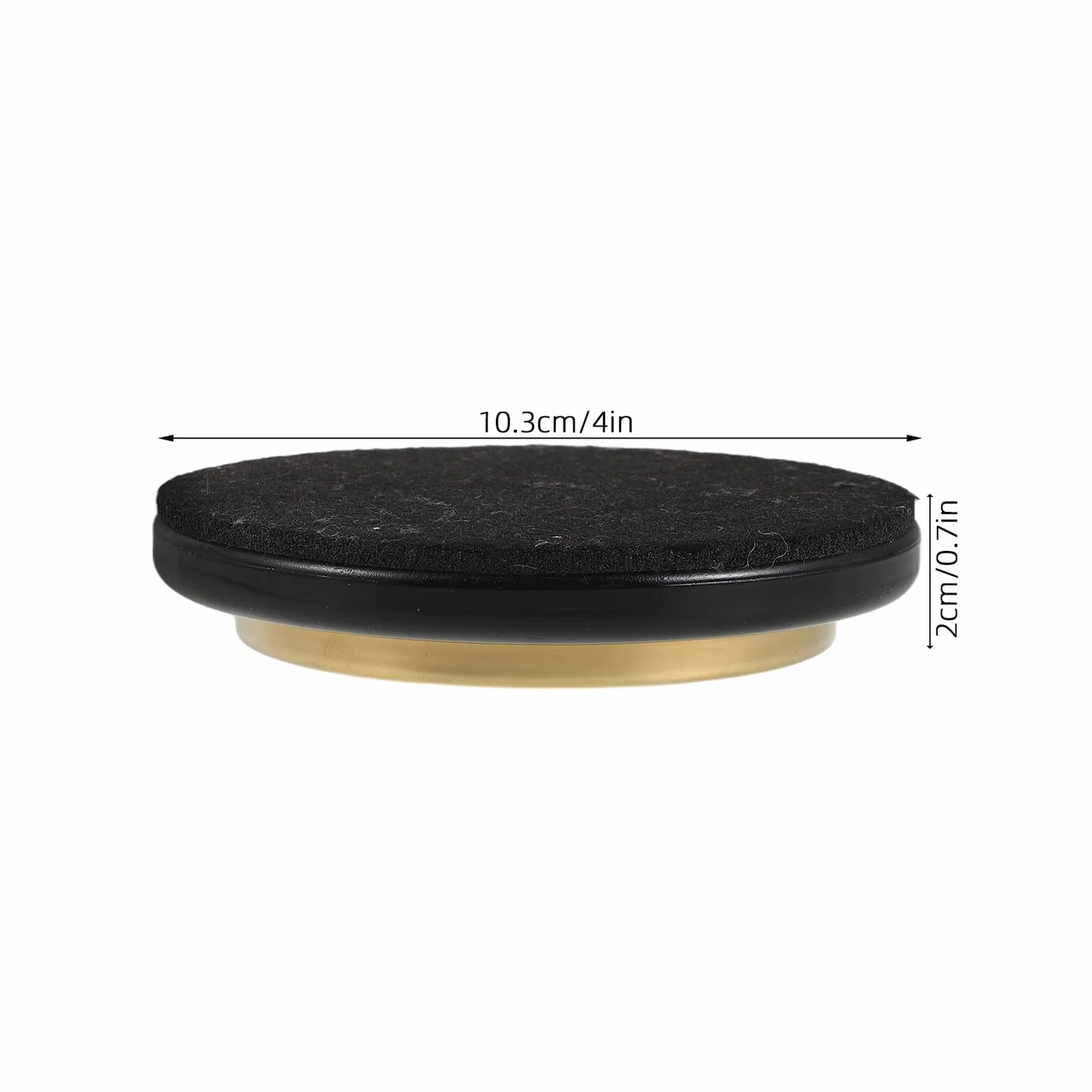 HOMSFOU Piano Caster Cups z Grubymi Podkładkami Antywibracyjnymi i Ochroną Podłogi Izolujące Dźwięk i Antypoślizgowe pod Meble Podkładki Ochronne Do Twardych Podłóg