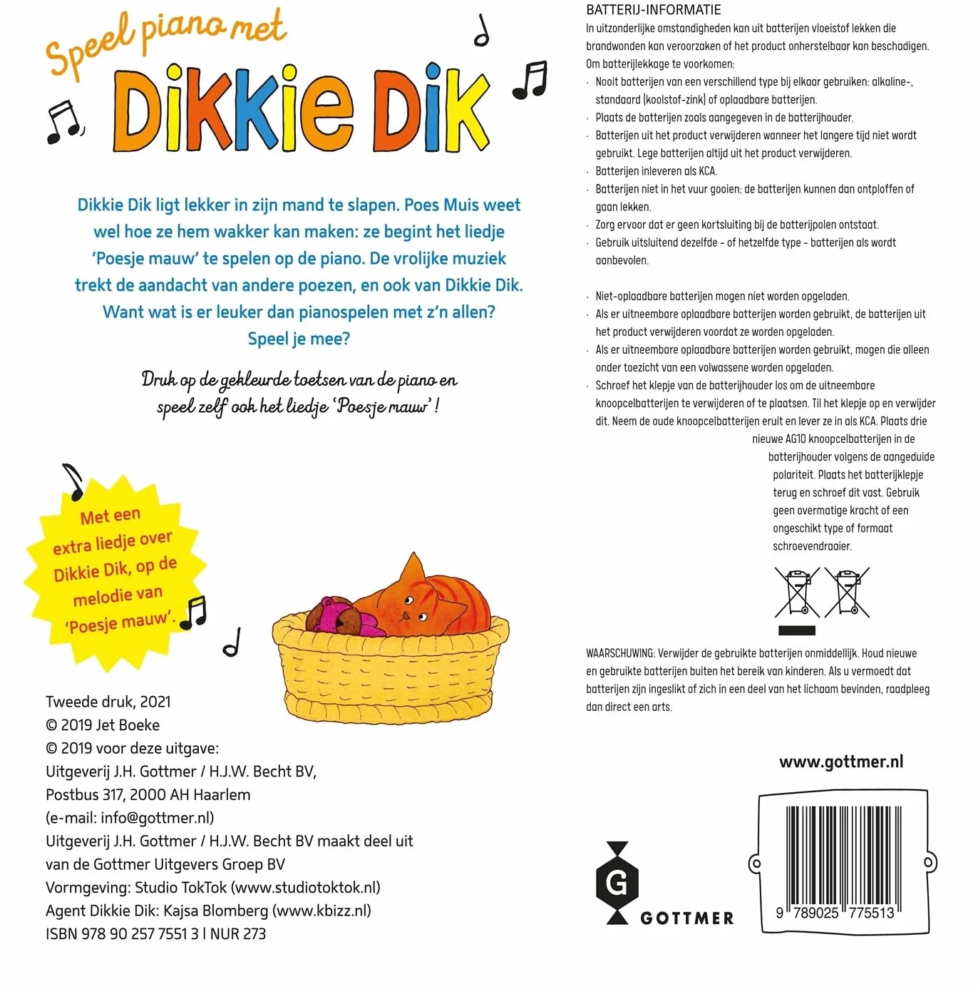 Speel piano met Dikkie Dik