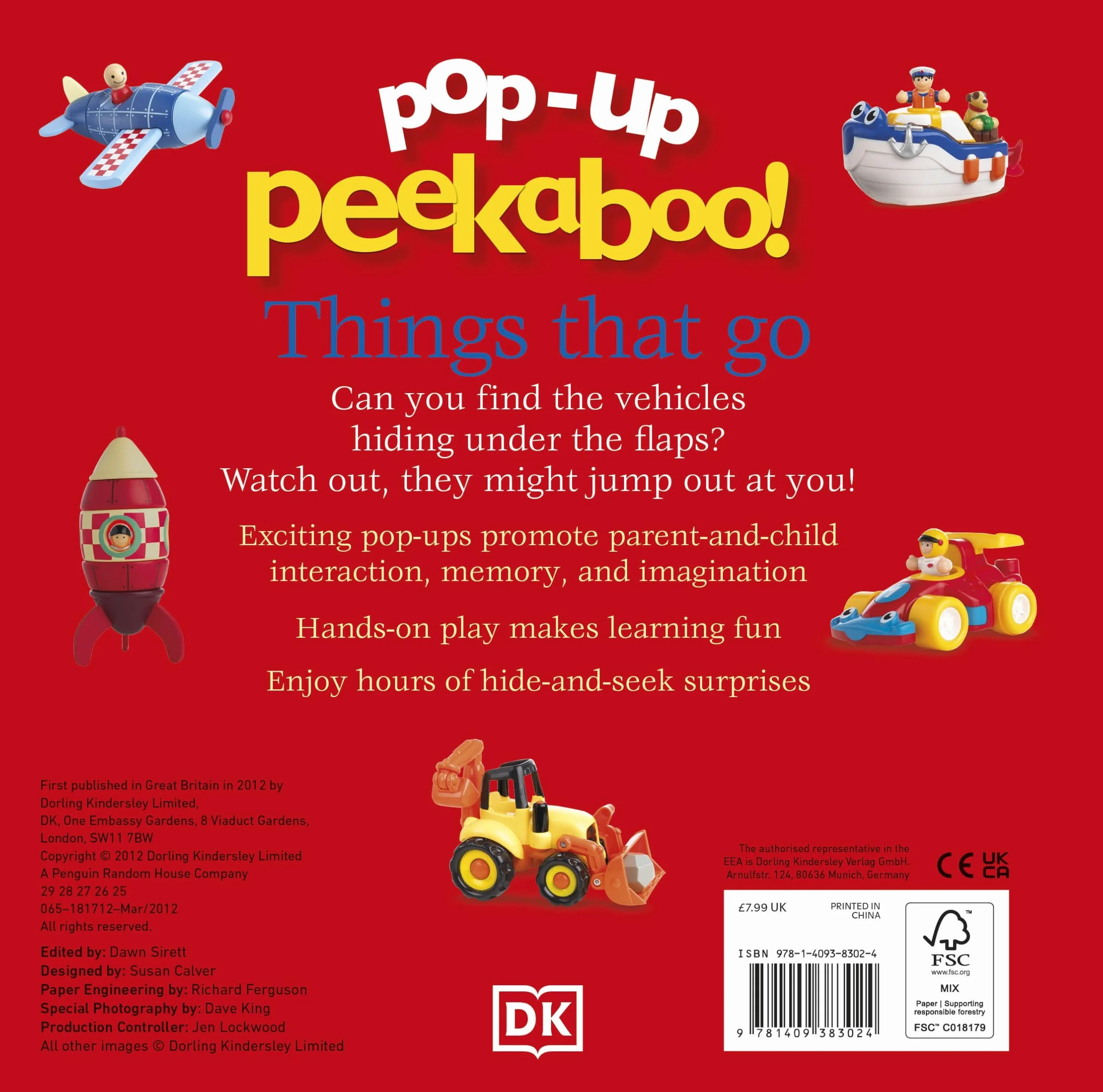Pop-Up Peekaboo! Things That Go: A Speedy Surprise Under Every Flap
