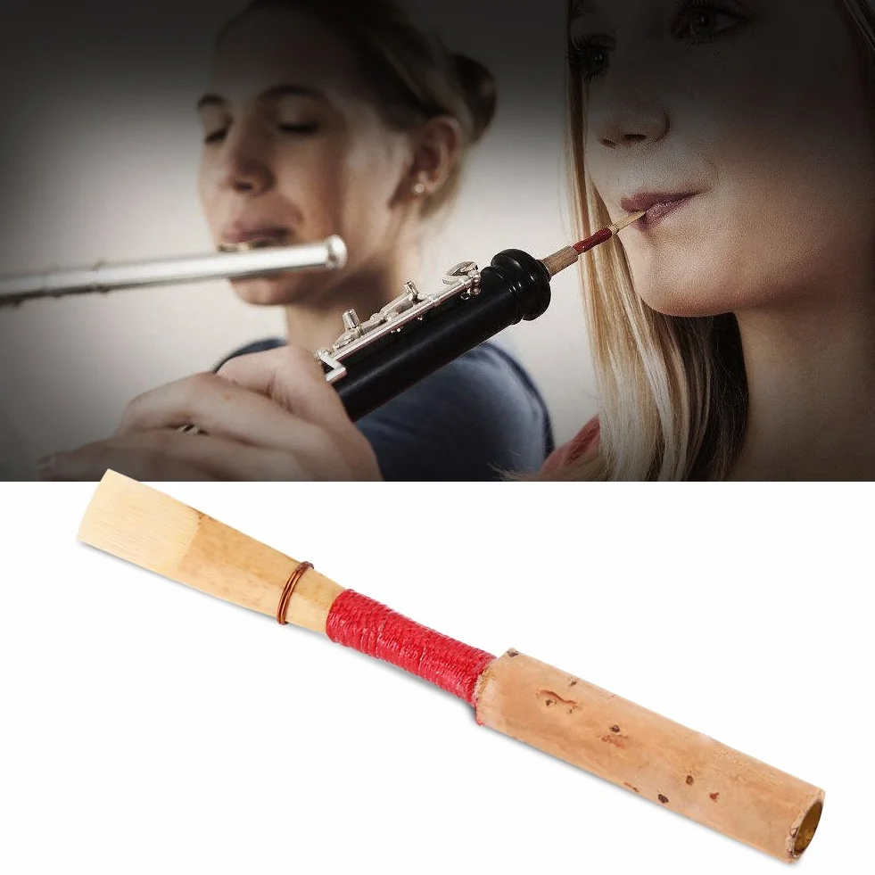 5 sztuk stroików do oboju oboe reed mi?kkie, ?redniej wytrzyma?o?ci, r?cznie robione, trwa?e i mocne akcesoria cz??ci zamienne do instrumentów d?tych oboe reeds Muziekinstrumenten
