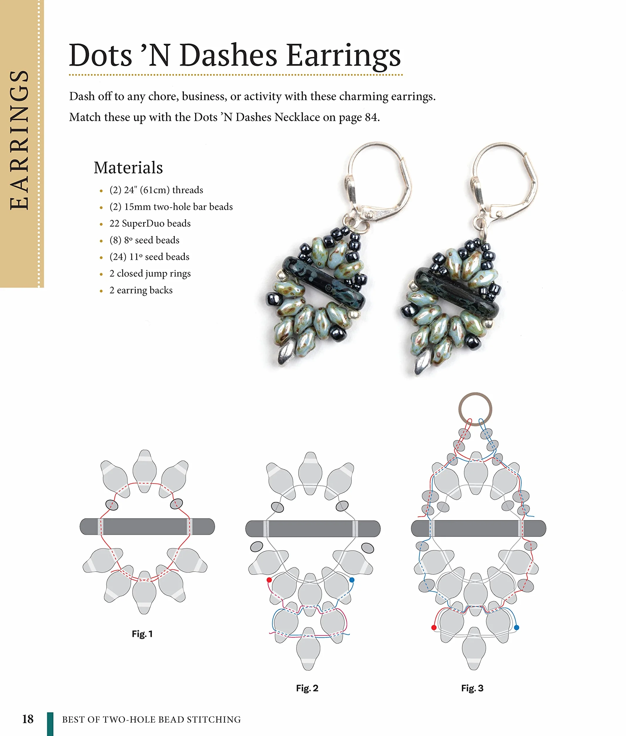 Best of Two-Hole Bead Stitching: Making Beautiful Earrings, Bracelets and Necklaces for a Timeless Jewelry Wardrobe