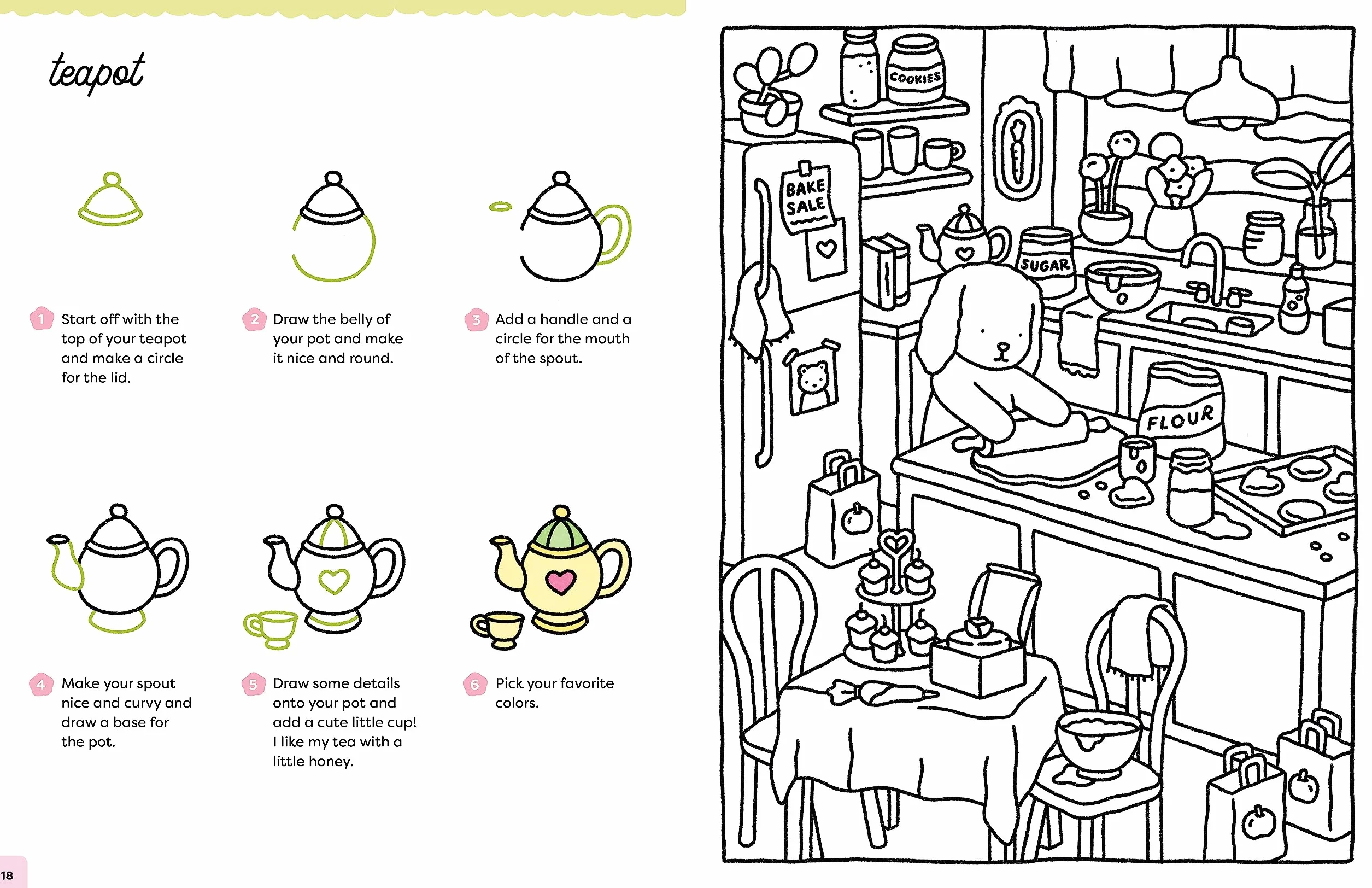 Die 30 besten Spiel- und Bewegungslieder: Mit Anleitungen und Texten zum Krabbeln, Singen und Mitmachen: Learn to Draw & Color Absolutely Adorable Art!: 3