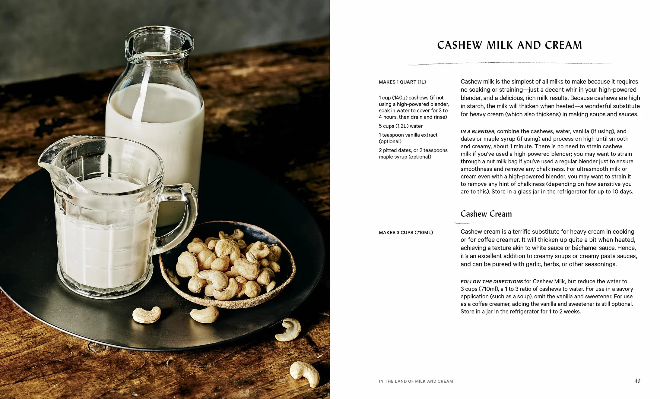 The Vegan Creamery: Plant-Based Cheese, Milk, Ice Cream, and More (a Cookbook)