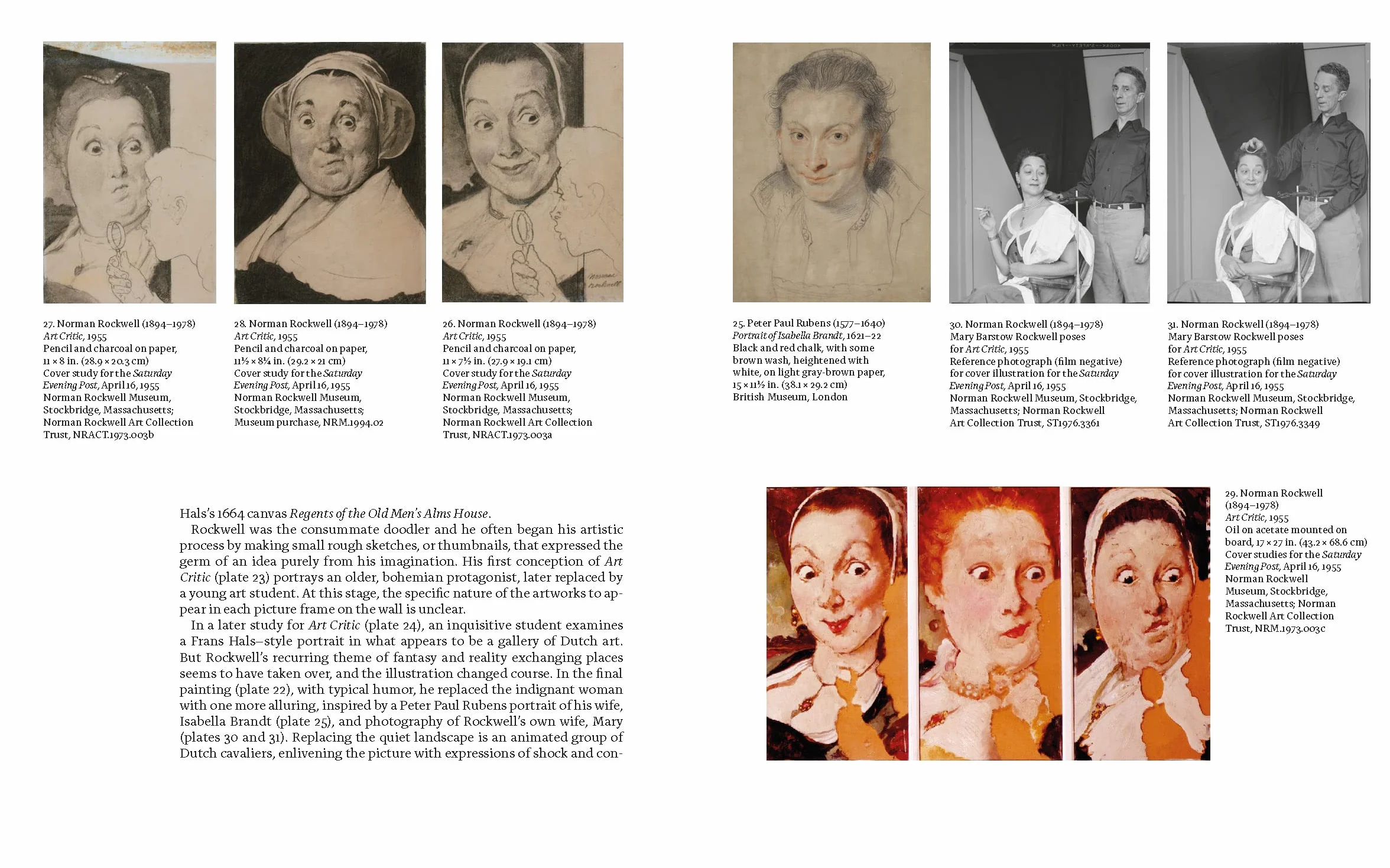 Norman Rockwell Drawings, 1914-76 /anglais