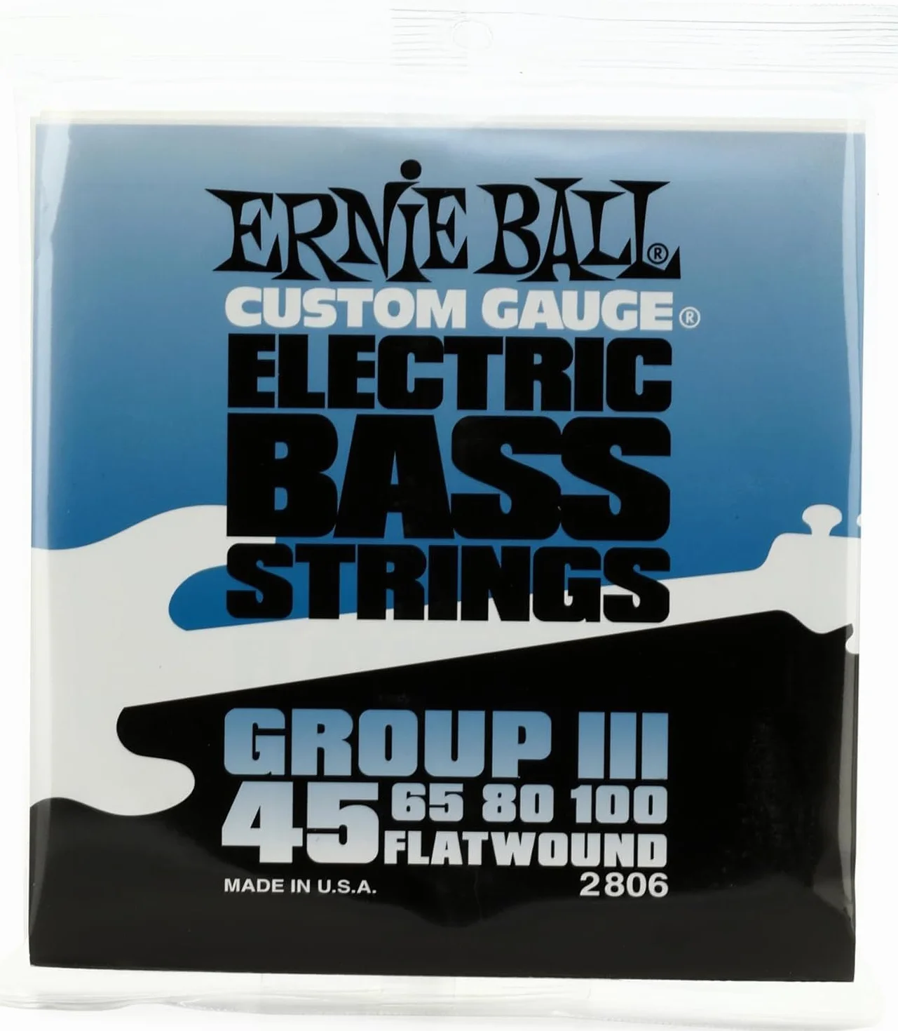 Ernie Ball Flatwound Group III Electric Bass Strings - 45-100 Gauge