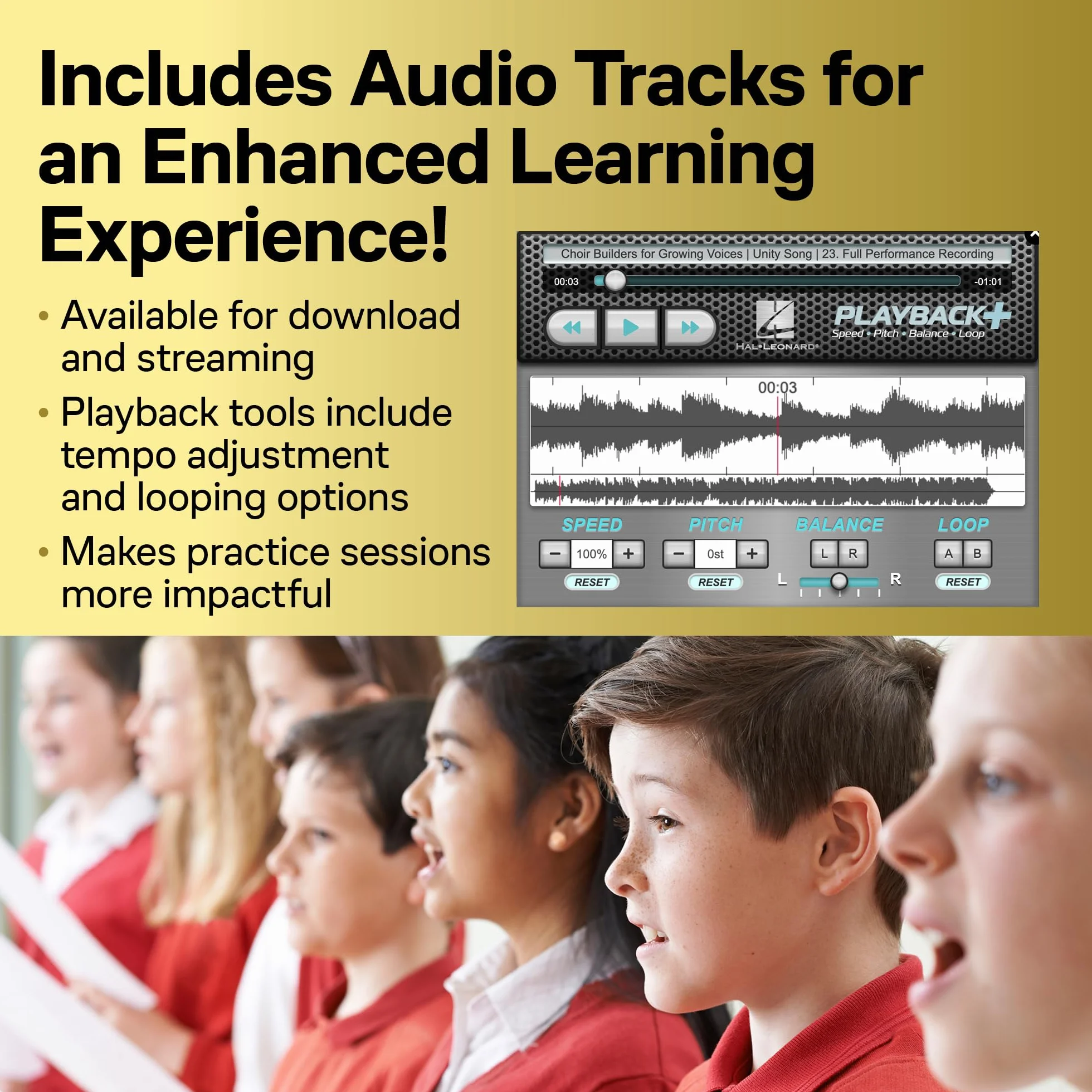 Choir builders for growing voices +cd: 18 Vocal Exercises for Warm-Up & Workout
