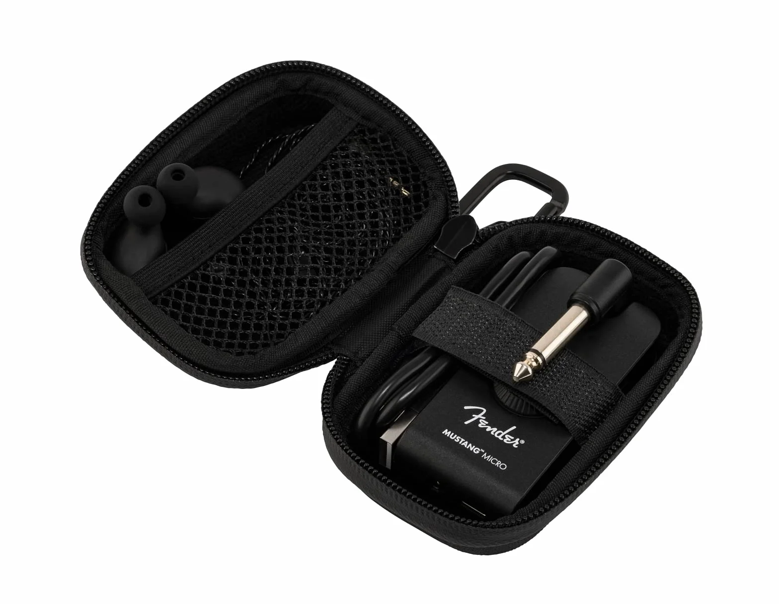 Fender Mustang Micro Case - doskonałe akcesorium do Mustang Micro lub Micro Plus, czarny, jeden rozmiar, etui