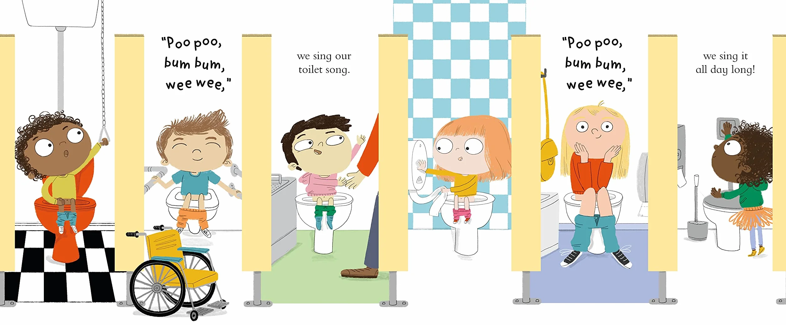 Poo Poo Bum Bum Wee Wee: A rhyming toilet training book