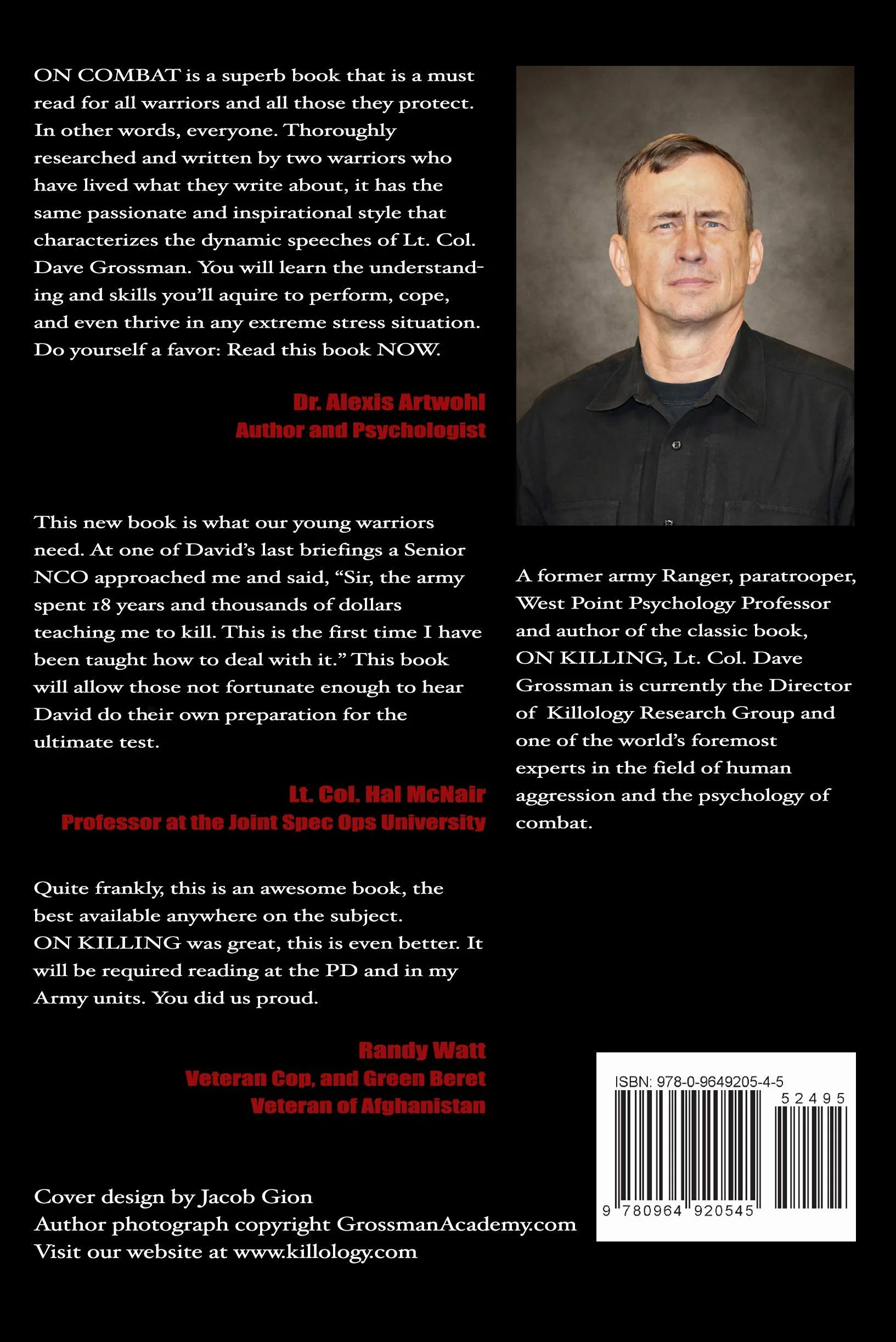 On Combat: The Psychology and Physiology of Deadly Conflict in War and in Peace