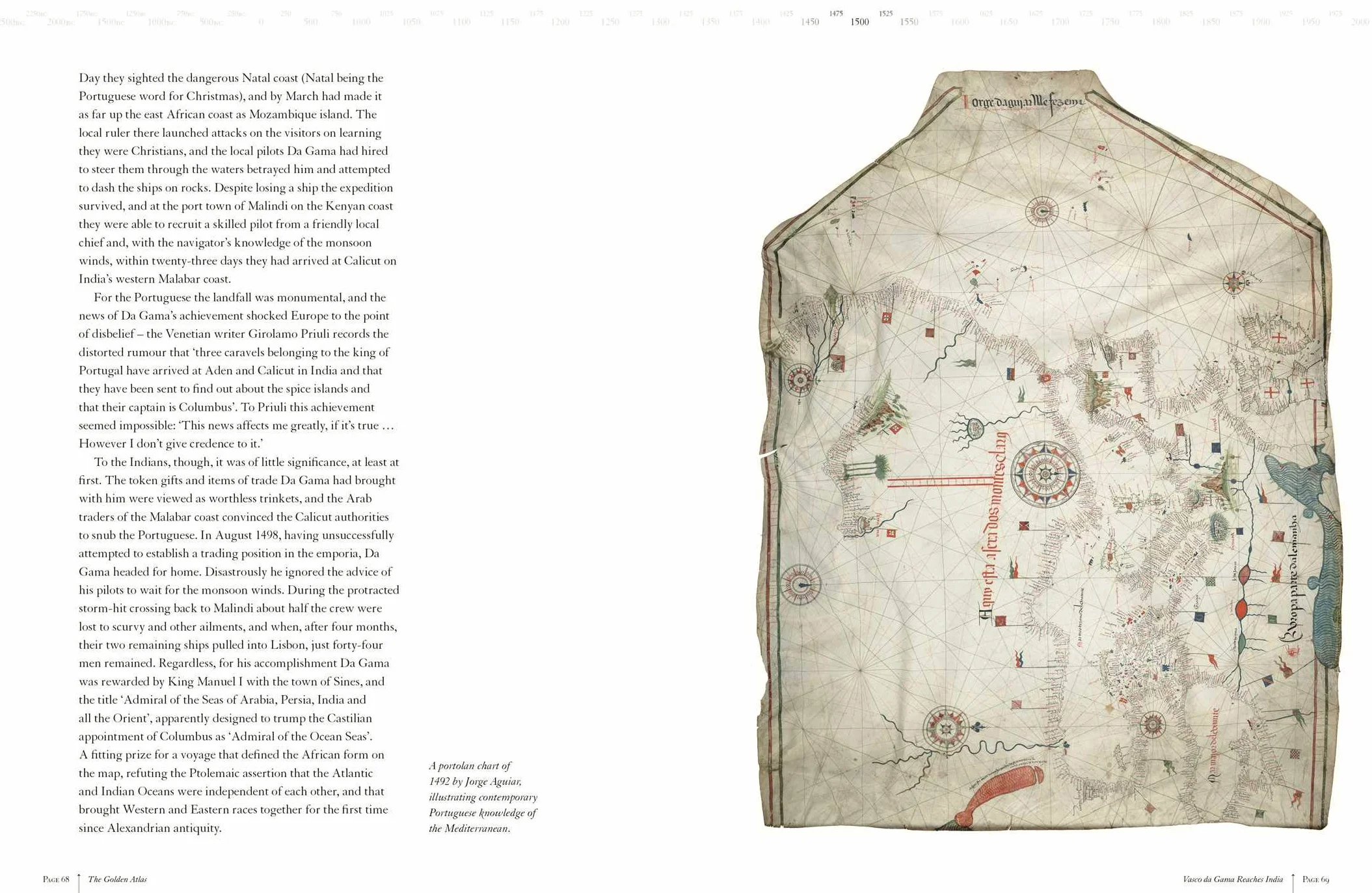 The Golden Atlas: The Greatest Explorations, Quests and Discoveries on Maps