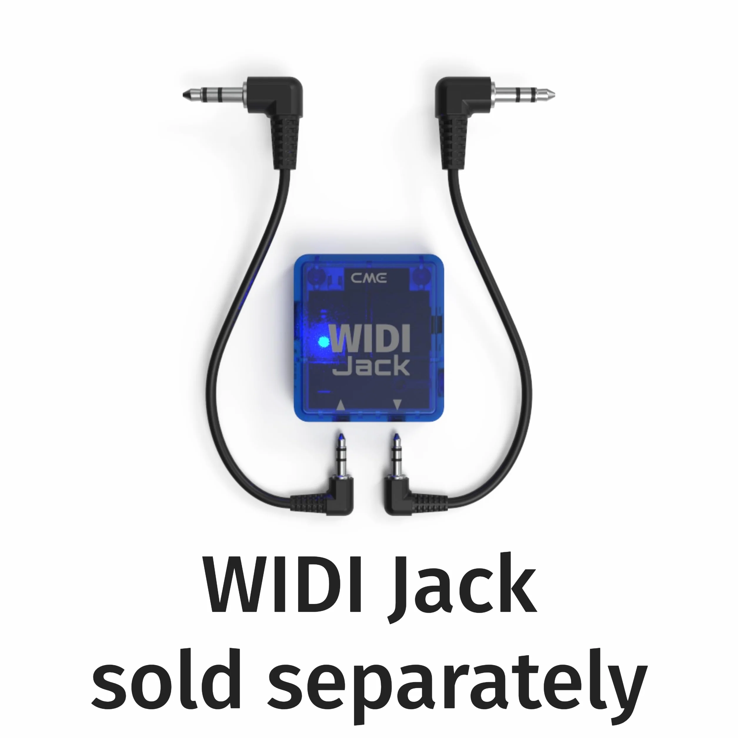 CME WIDI Jack Kabel MIDI TRS-35 – Akcesoryjny Przewód 2,5 mm TRS do 3,5 mm TRS dla Interfejsu Bluetooth MIDI