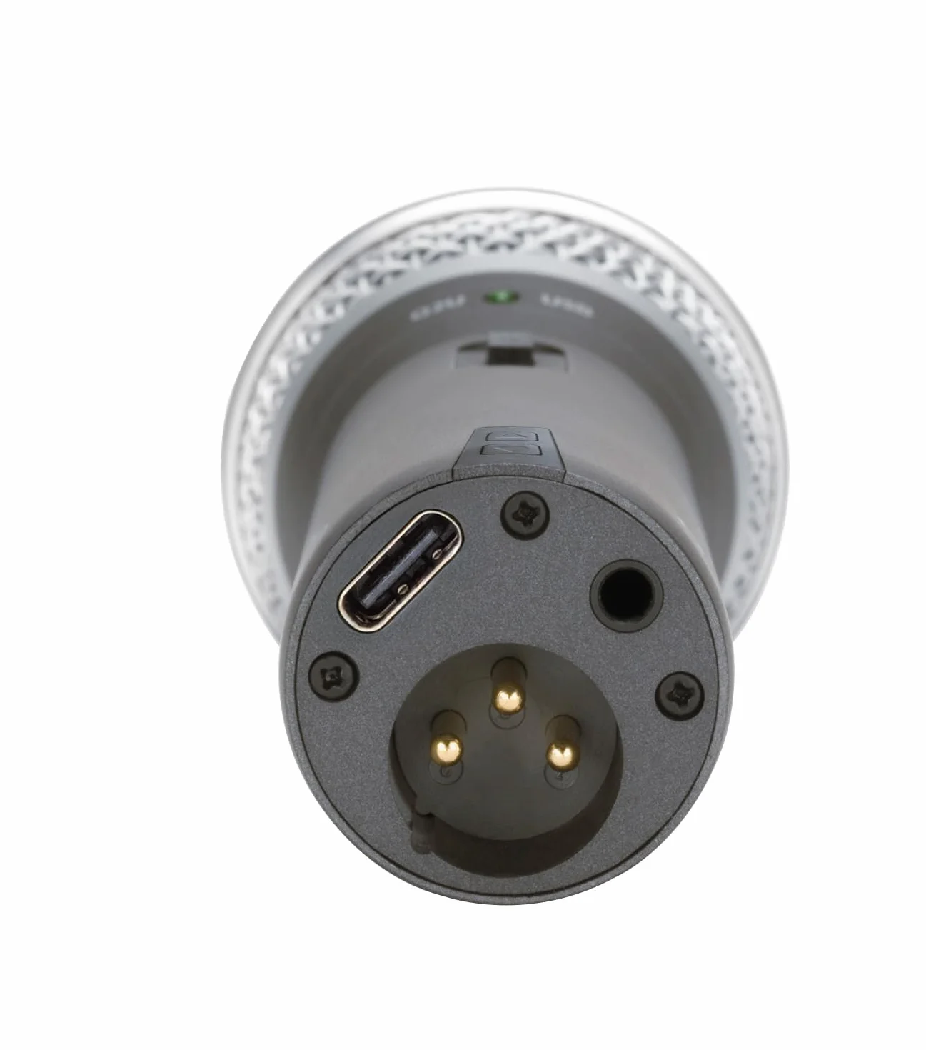 Samson SAM SAQ2U, Q2U USB/XLR Dynamiczny pakiet nagrywania mikrofonu i podcastingu (zawiera klips mikrofonowy, stojak na biurko, przednią szybę i kable), szary