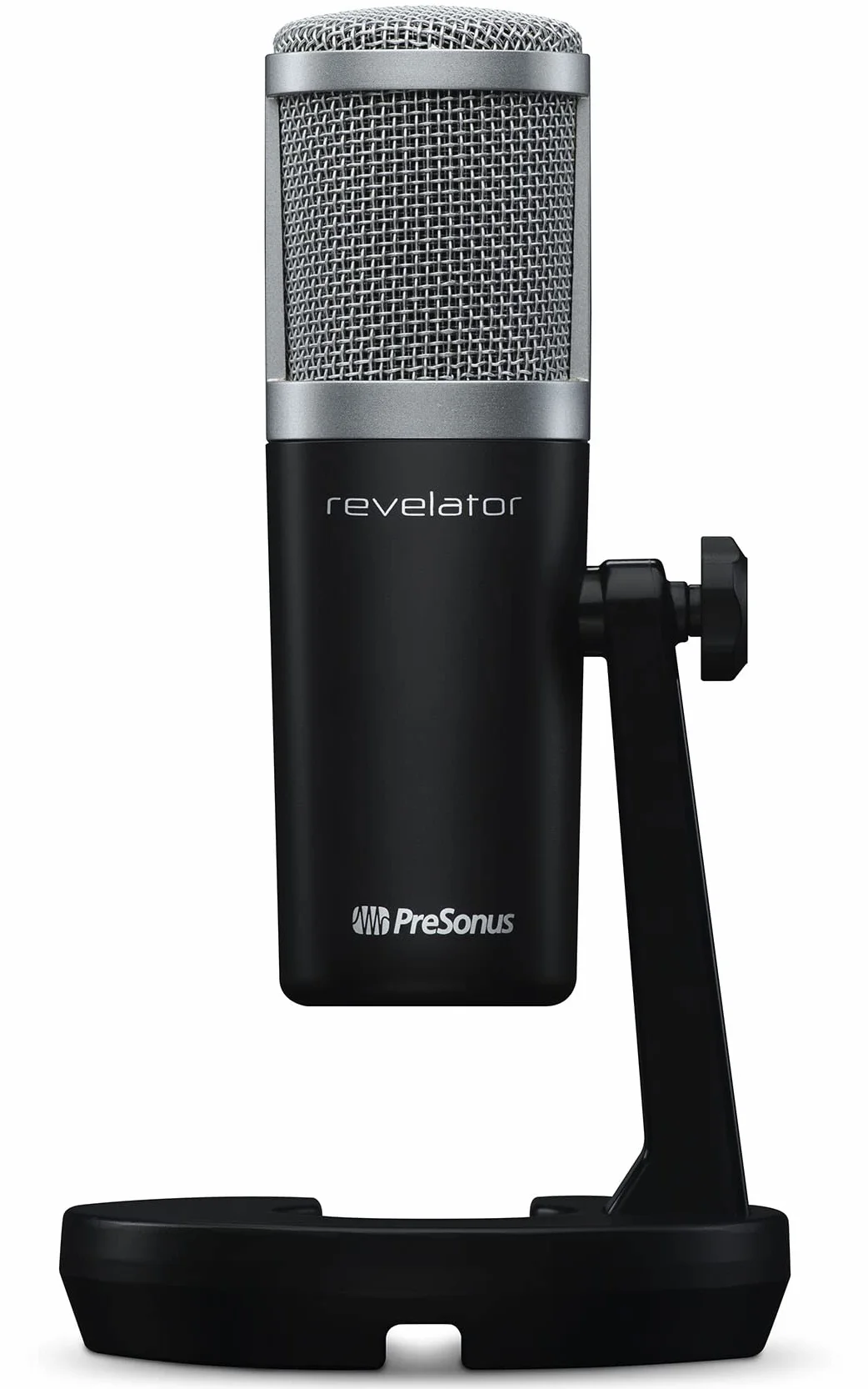 PreSonus Revelator mikrofon pojemnościowy USB z pakietem oprogramowania do podcastów, nagrywania, strumieniowania, z wbudowanymi efektami głosowymi i mieszaczem pętlowym do gier, rozmów kwalifikacyjnych przez Skype, Discord, Zoom