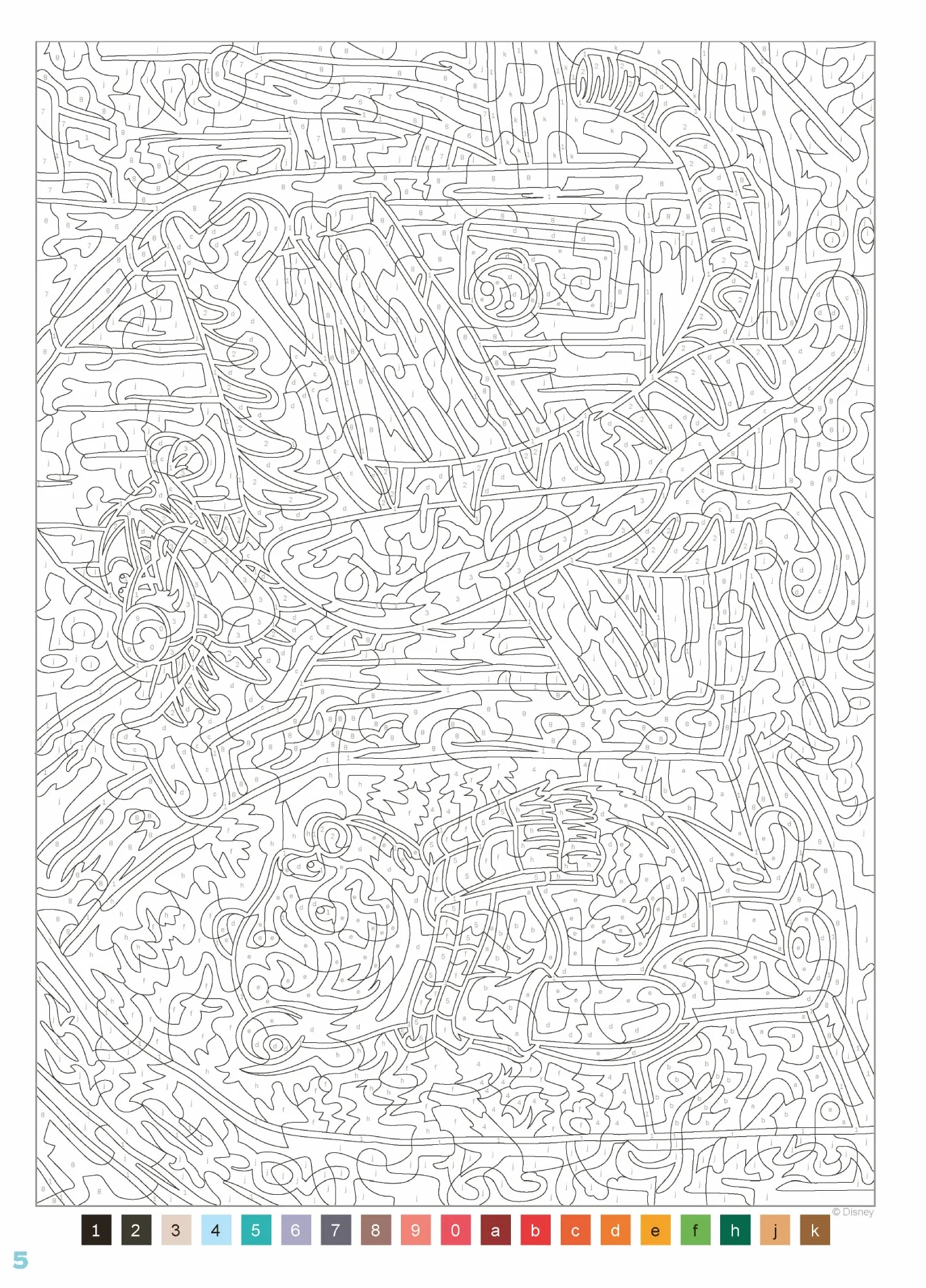 Coloriages mystères Disney - Les Grands classiques Tome 10
