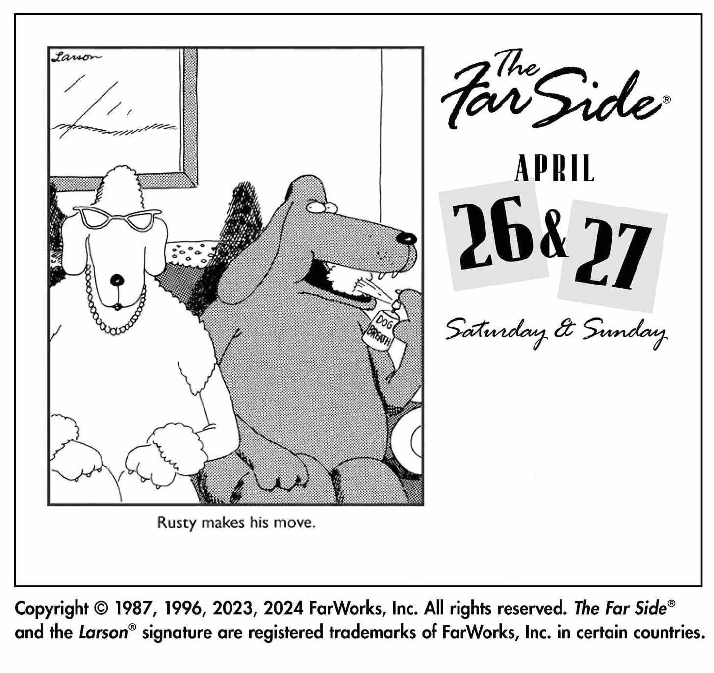 The Far Side® 2025 Off-the-Wall Day-to-Day Calendar: Original Andrews McMeel-Tagesabreißkalender [Kalendar]