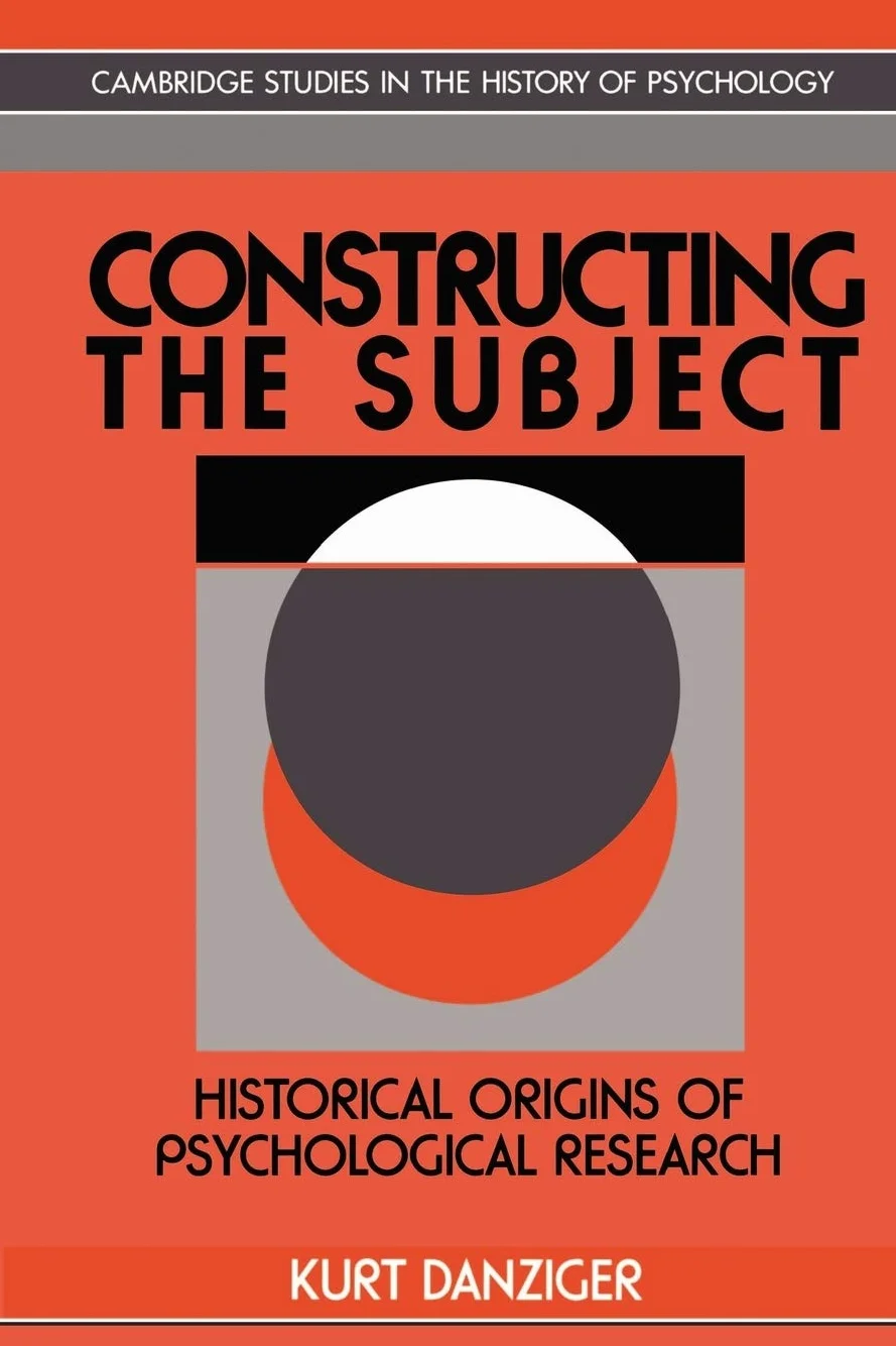 Constructing the Subject: Historical Origins of Psychological Research